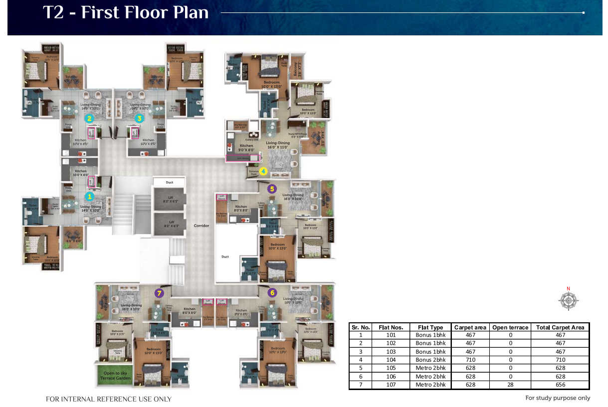 Saheel I trend Waterfront Floor plan 5