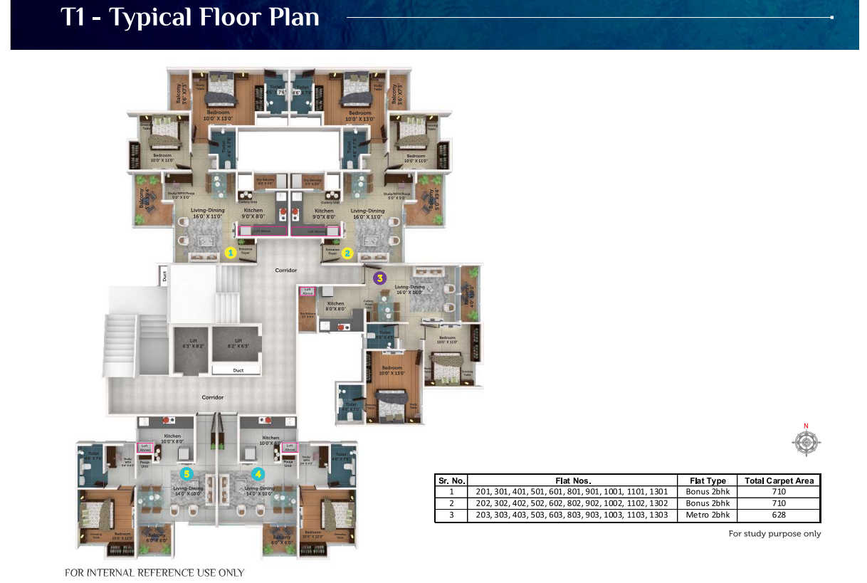 Saheel I trend Waterfront Floor plan 6