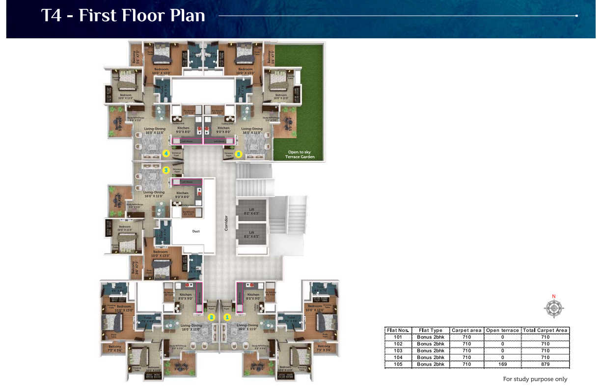 Saheel I trend Waterfront Floor plan 7