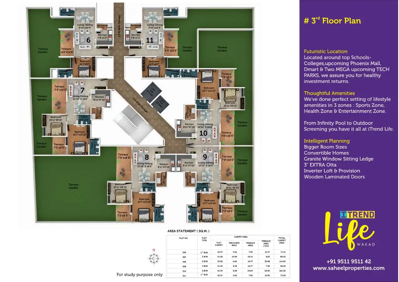 Saheel I trend Life Floor plan 2