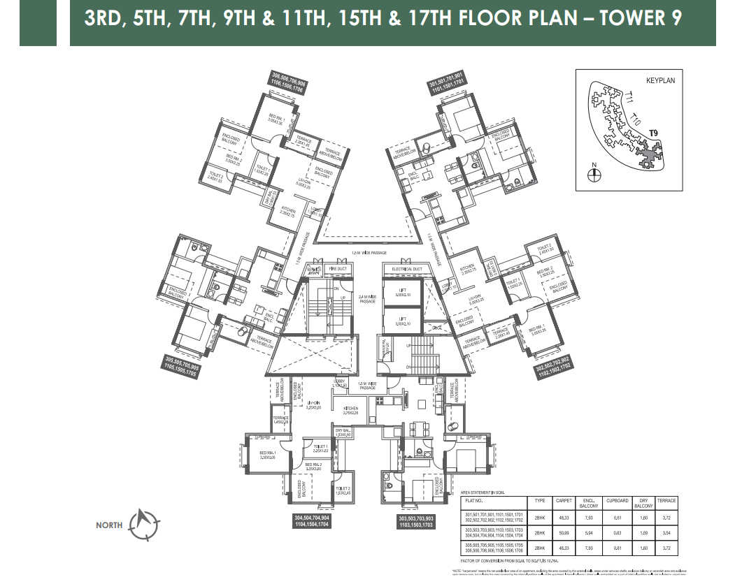 Paranjape Highlands Floor plan 2
