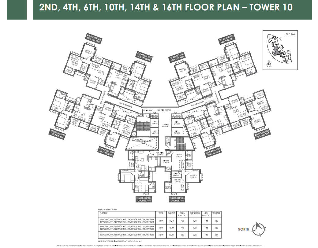 Paranjape Highlands Floor plan 3