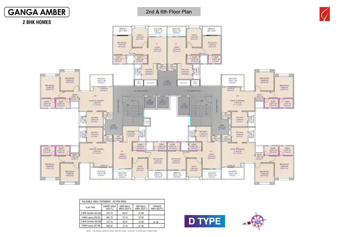 Ganga Amber Floor plan 4