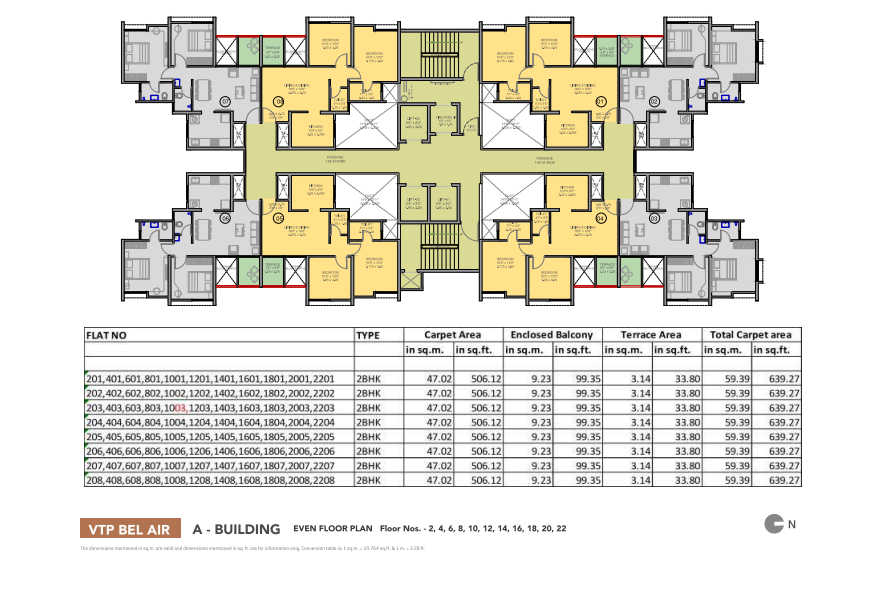 VTP Bel Air Floor plan 1
