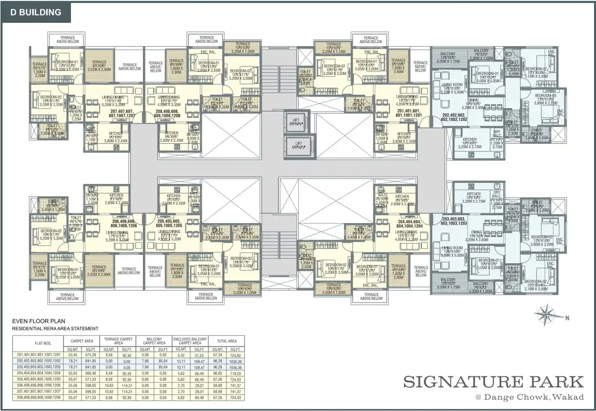 Sonigara Signature Park Floor plan 3