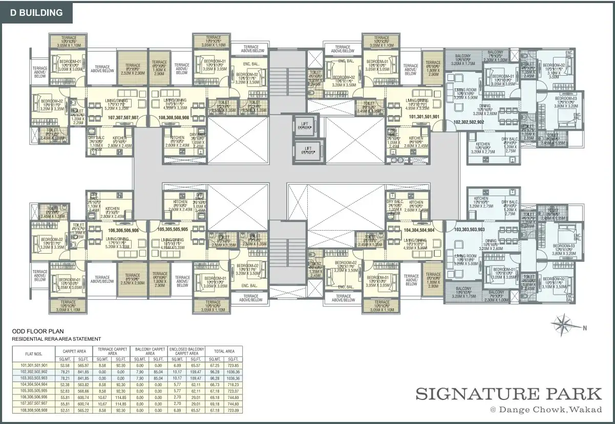 Sonigara Signature Park Floor plan 4