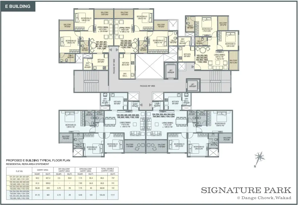 Sonigara Signature Park Floor plan 5