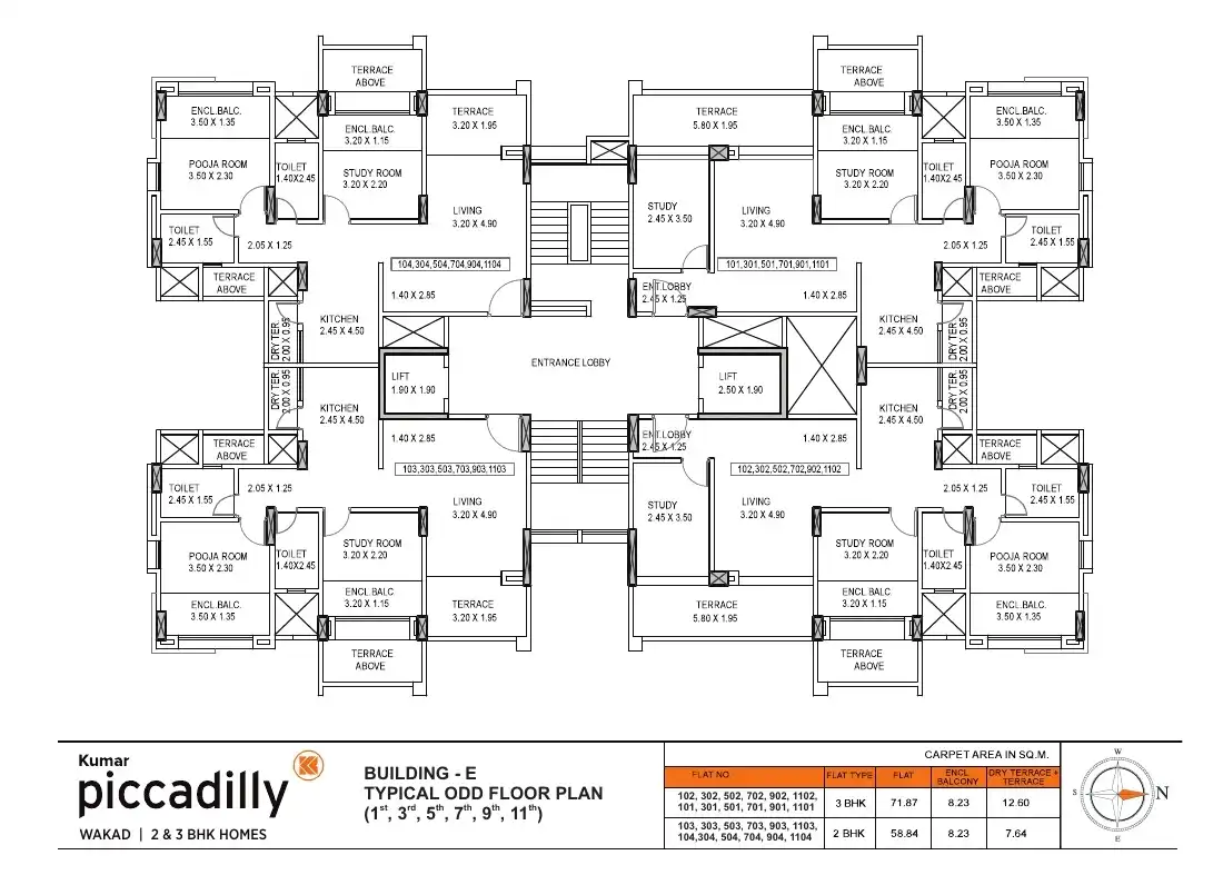 Kumar Piccadilly Floor plan 2