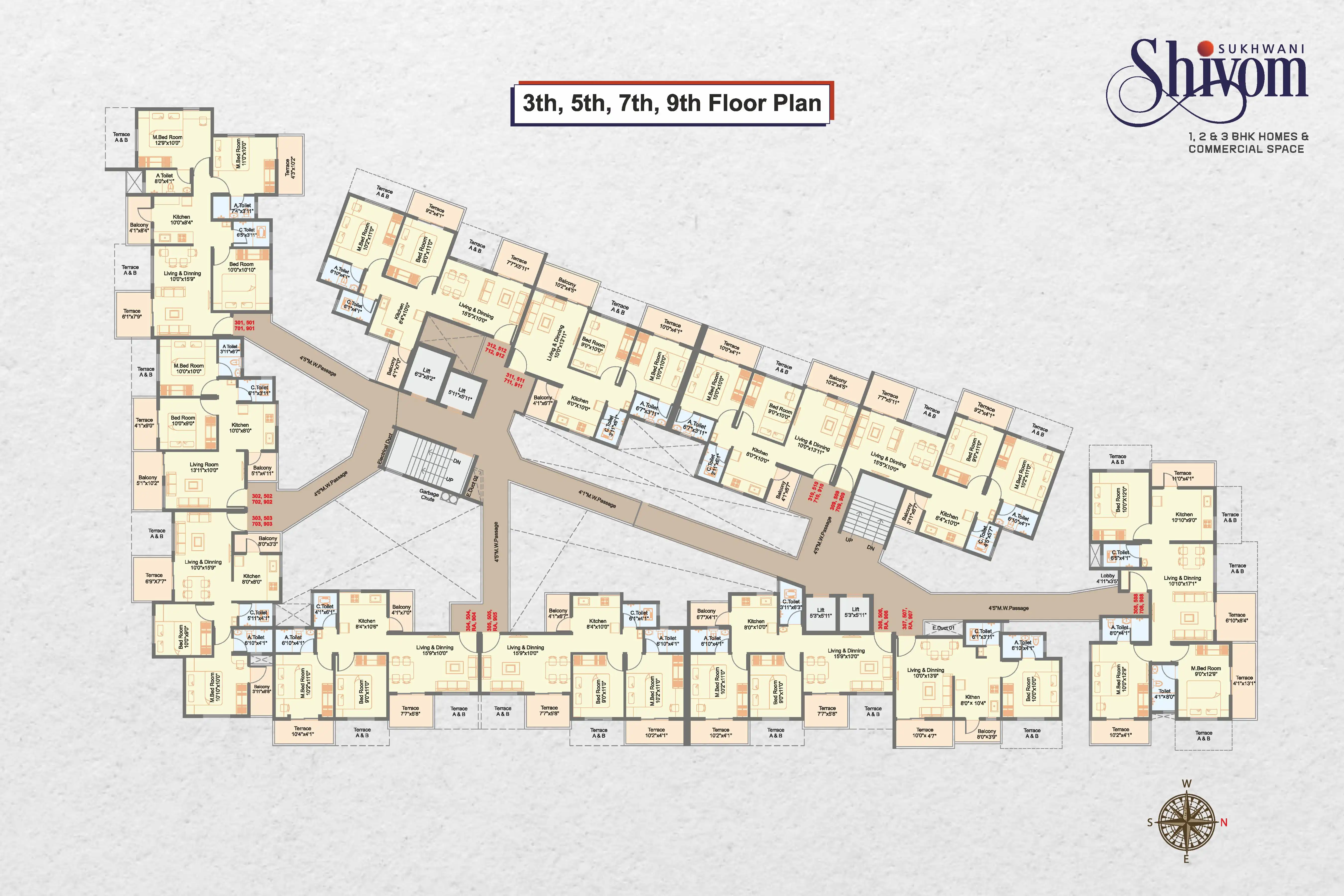 Sukhwani Shivom Floor plan 3