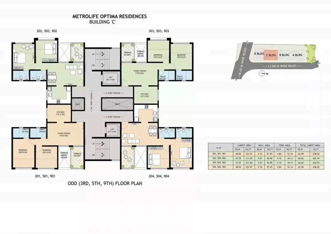 Rama Metro Life Optima Floor plan 3