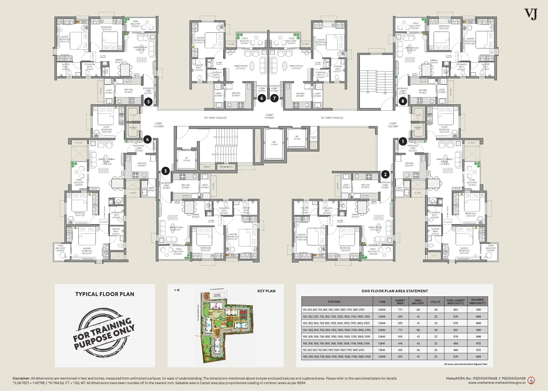 VJ YashOne Hinjewadi Floor plan 4