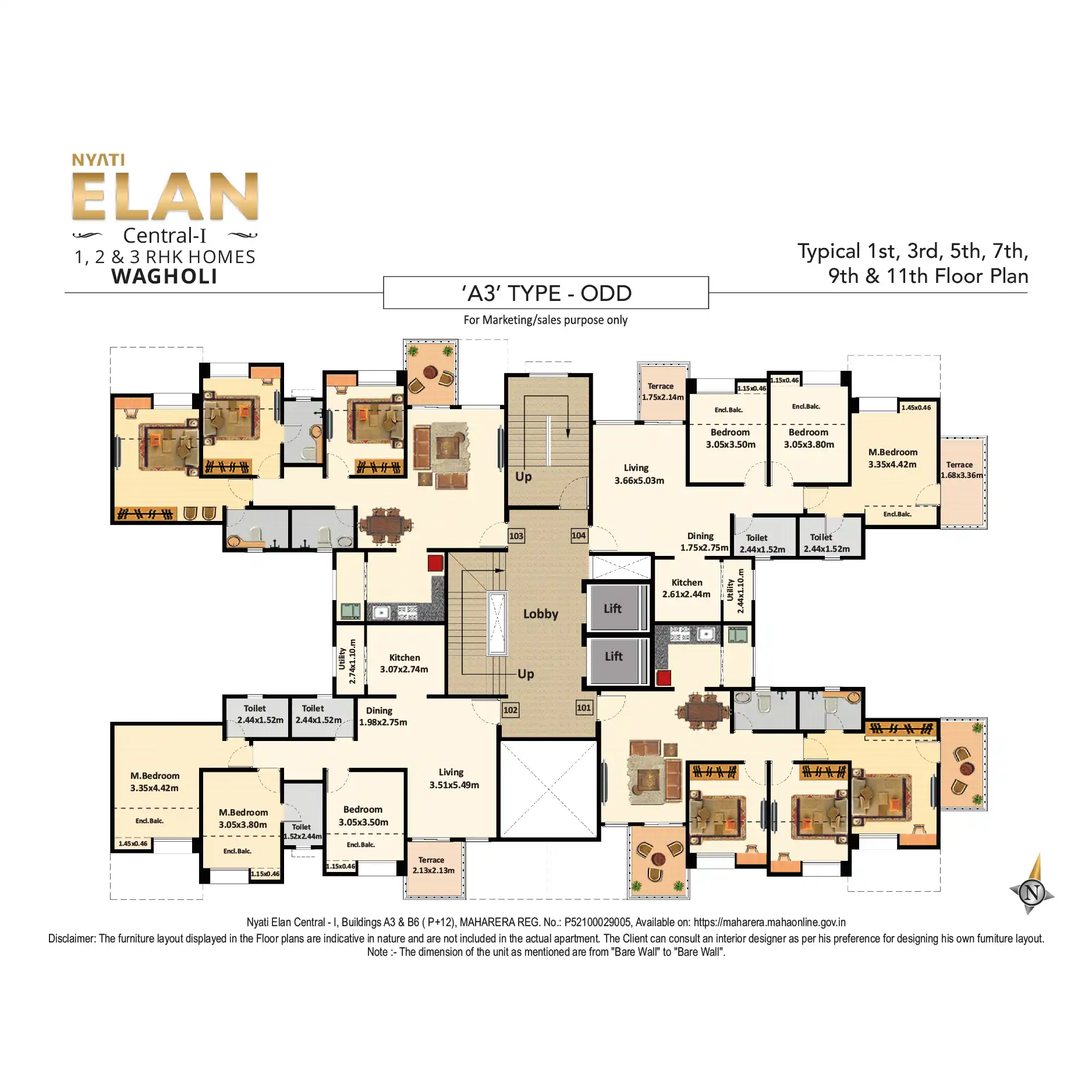 Nyati Elan Floor plan 2