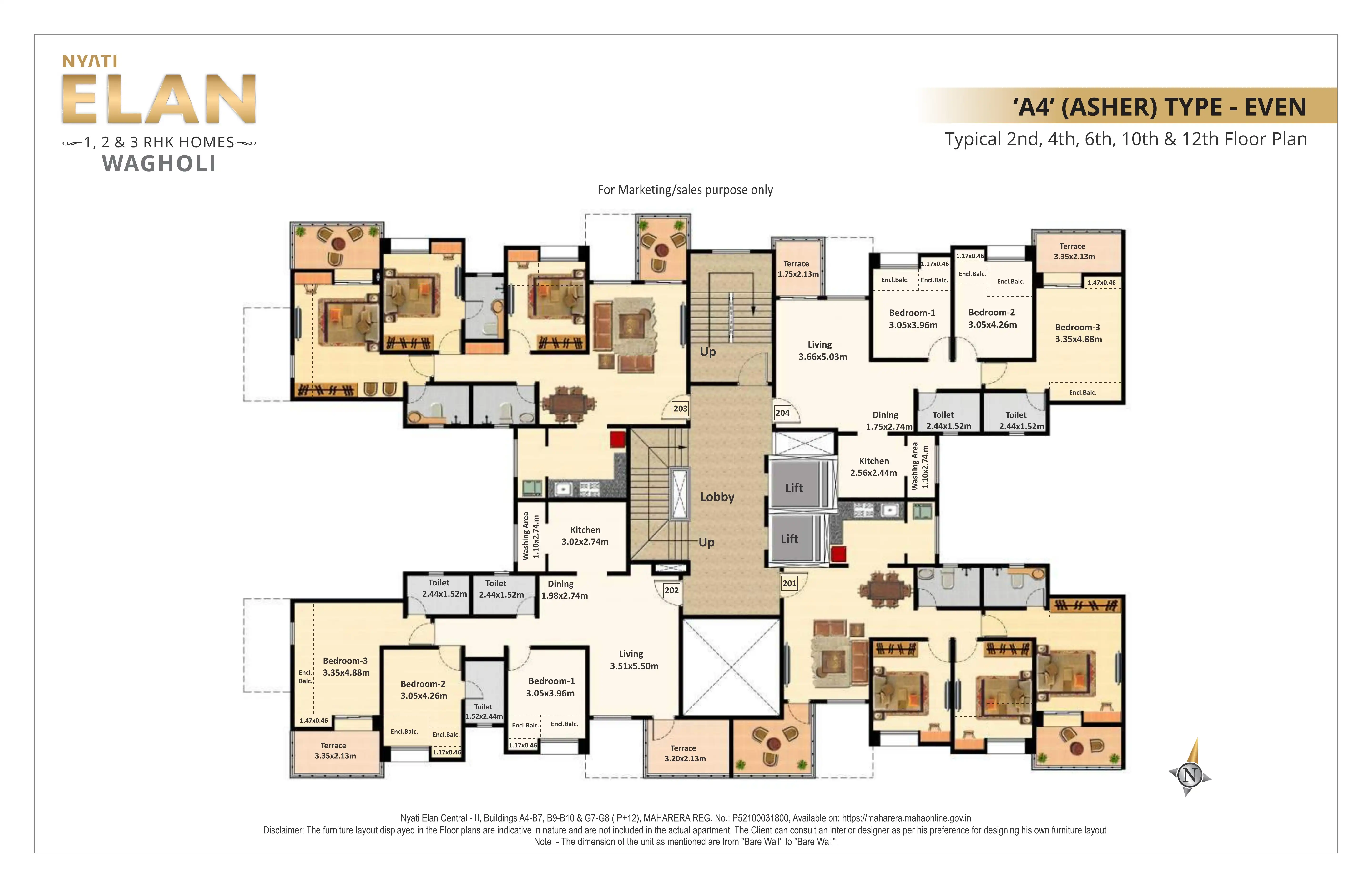 Nyati Elan Floor plan 4