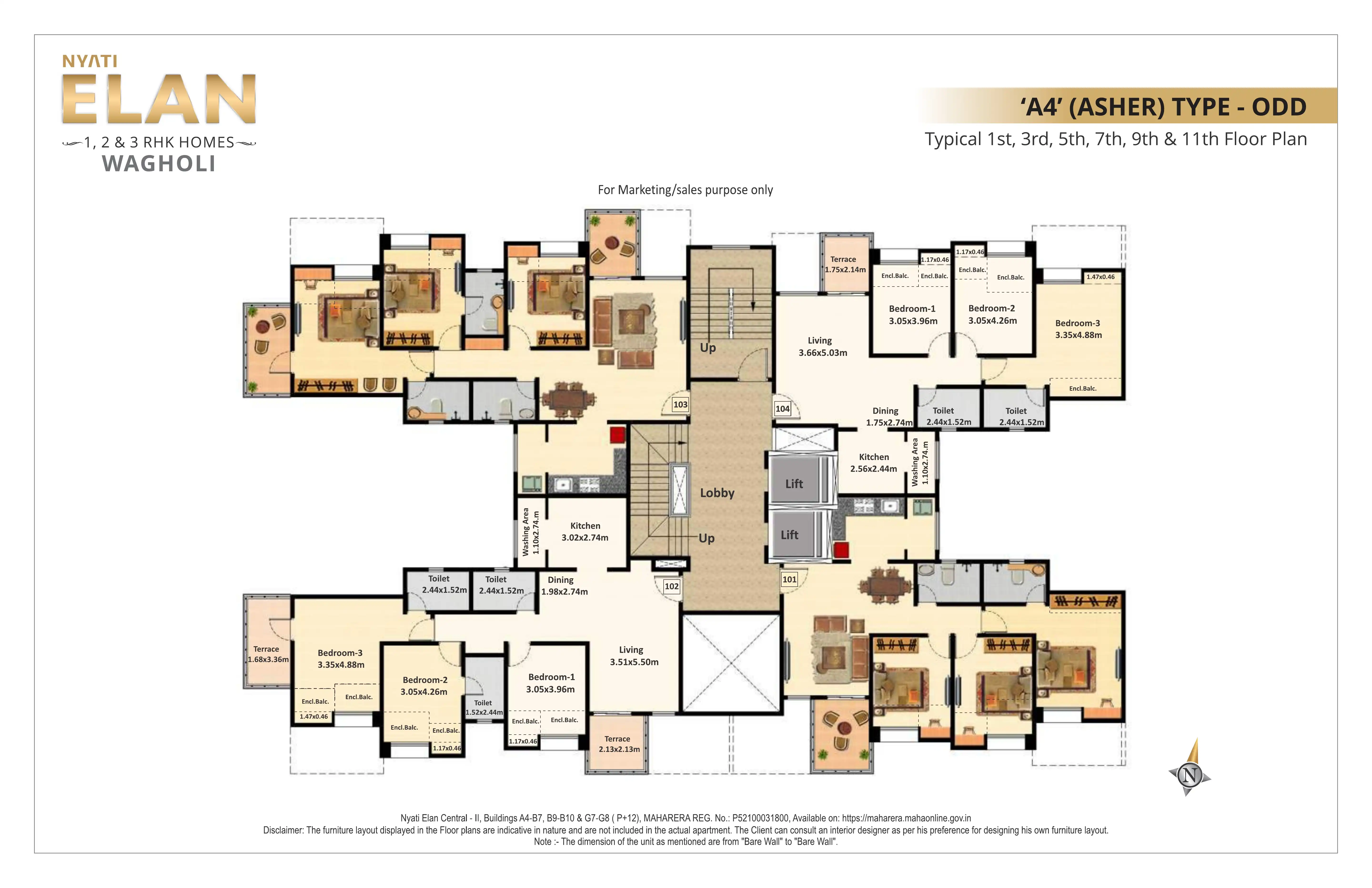 Nyati Elan Floor plan 9