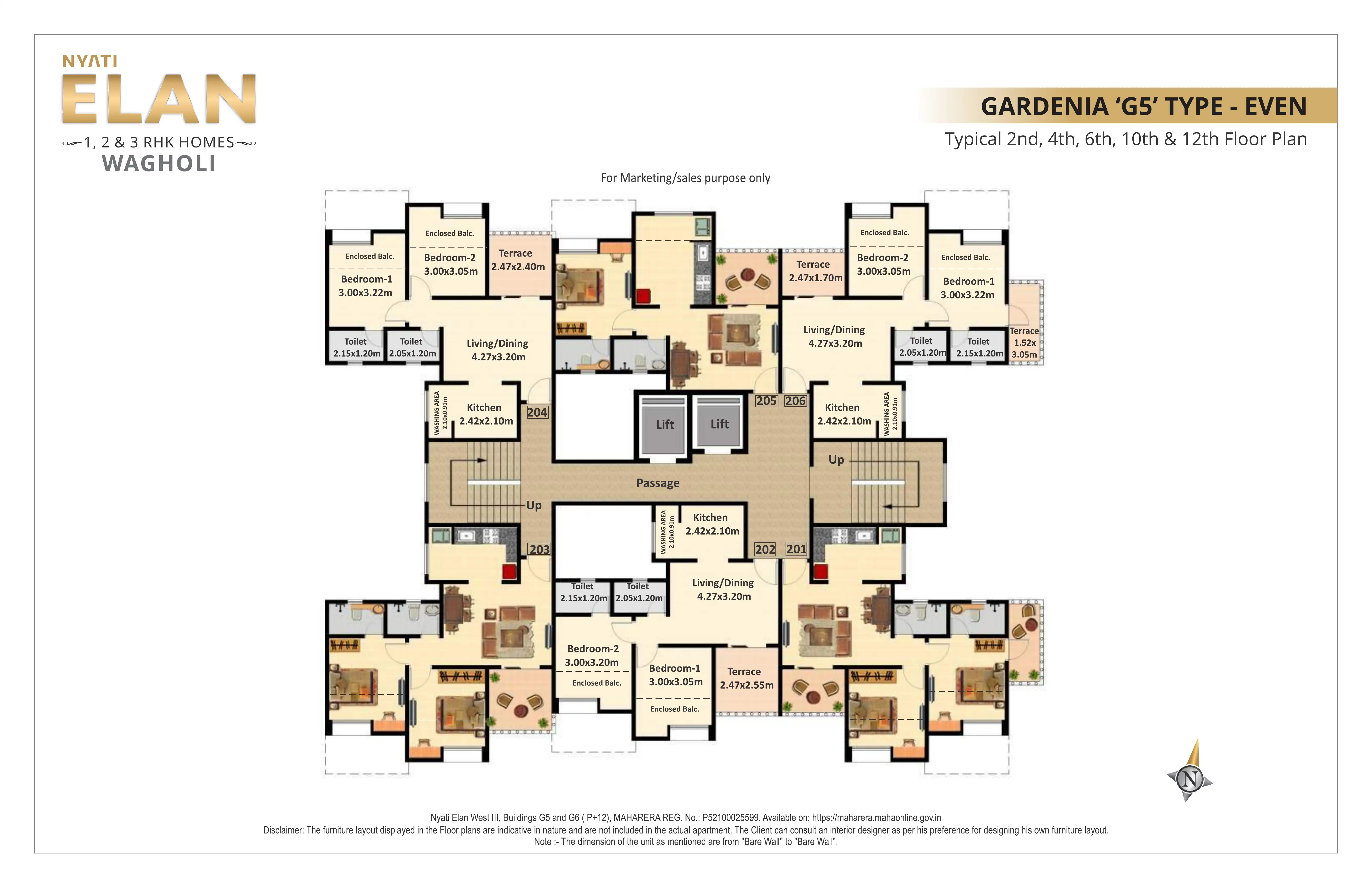 Nyati Elan Floor plan 12
