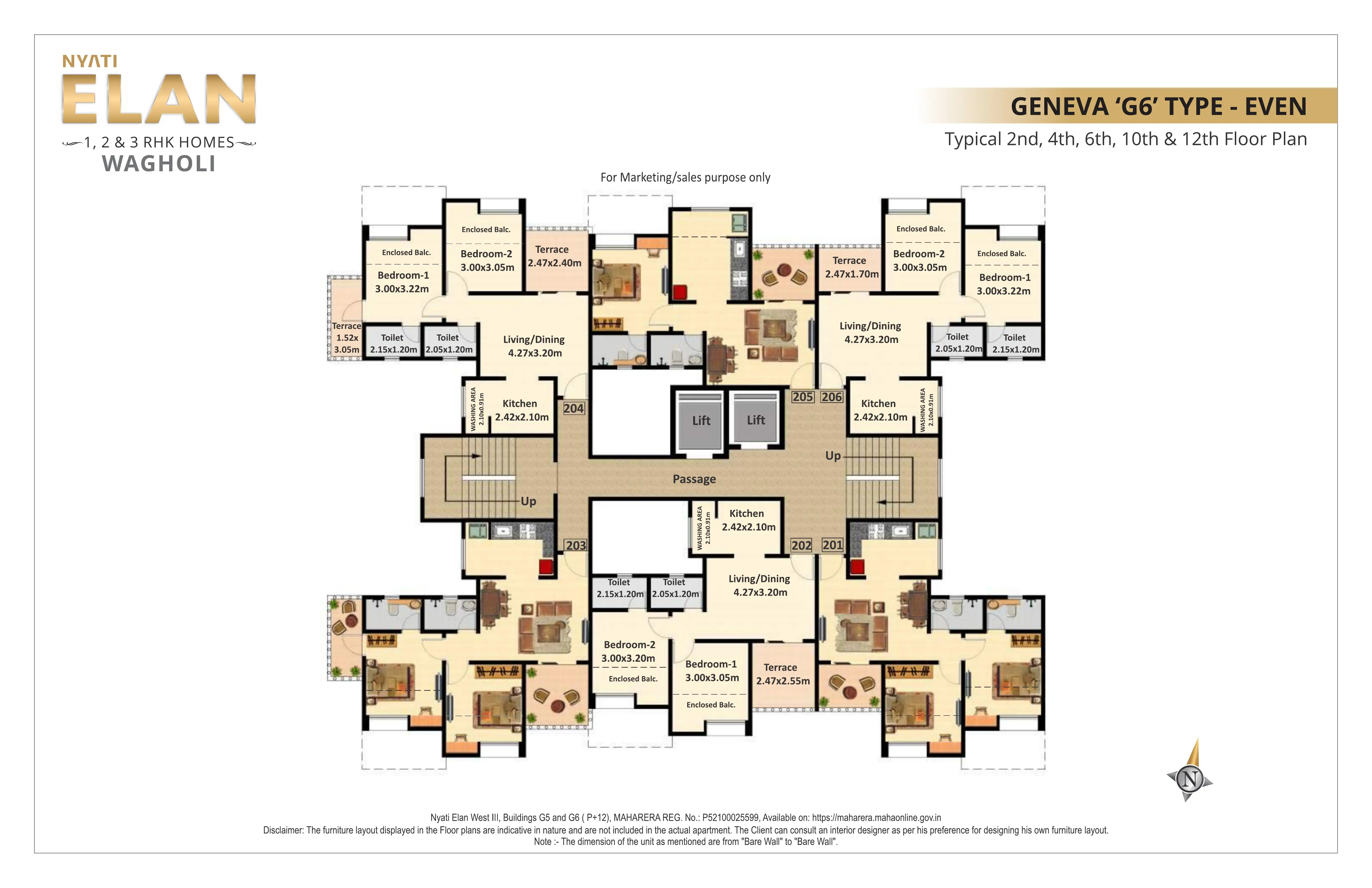 Nyati Elan Floor plan 14