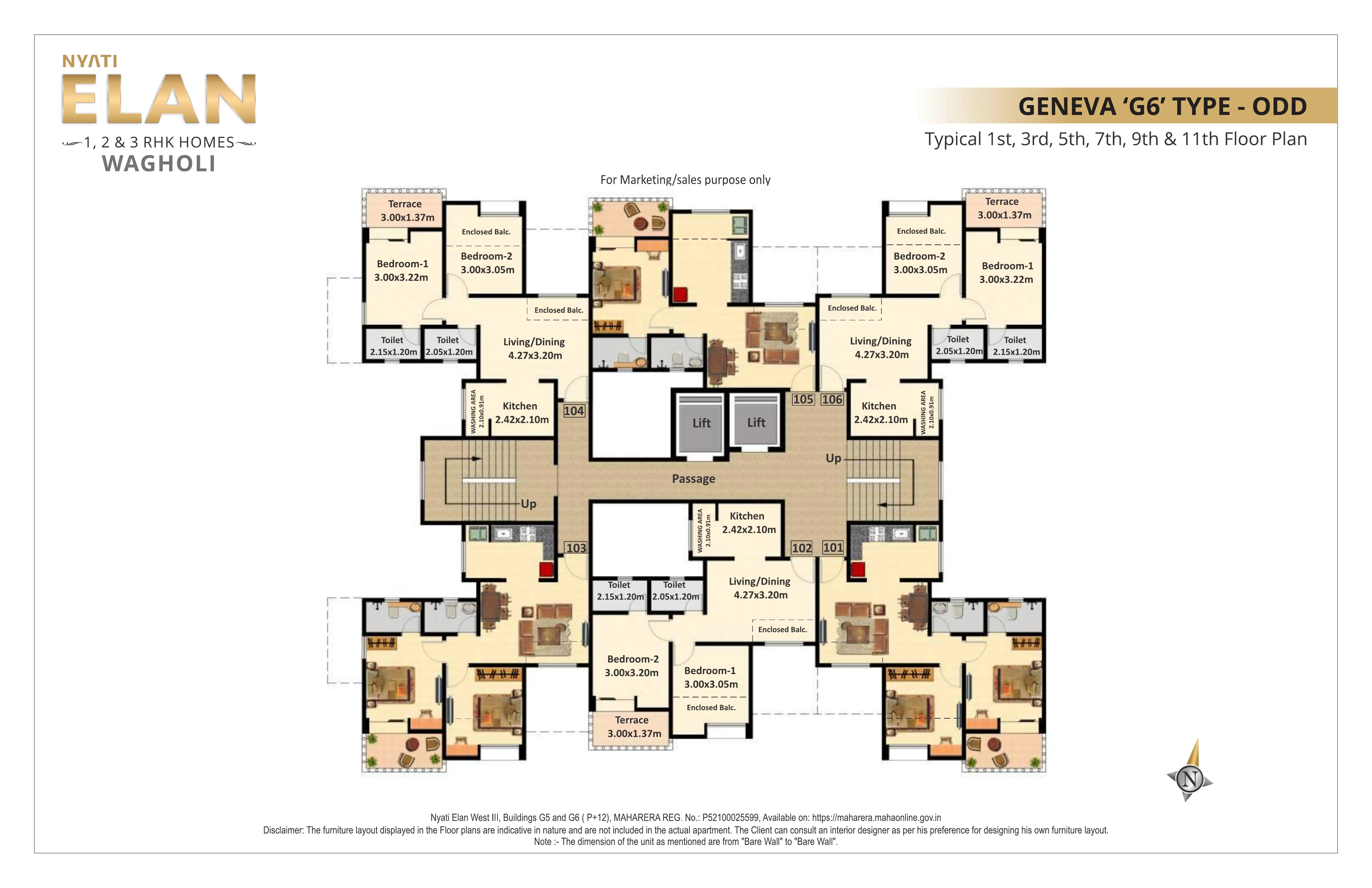 Nyati Elan Floor plan 15