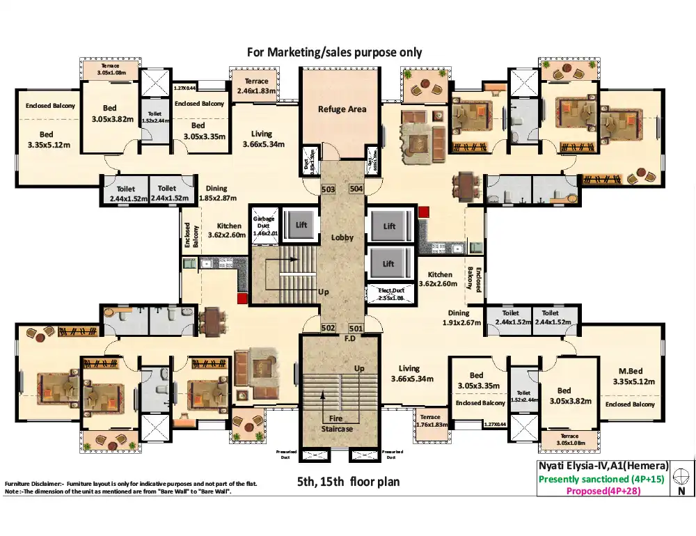 Nyati Elysia Floor plan 1