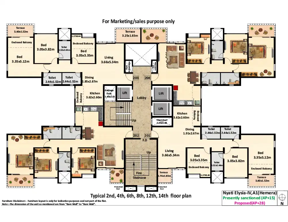 Nyati Elysia Floor plan 3