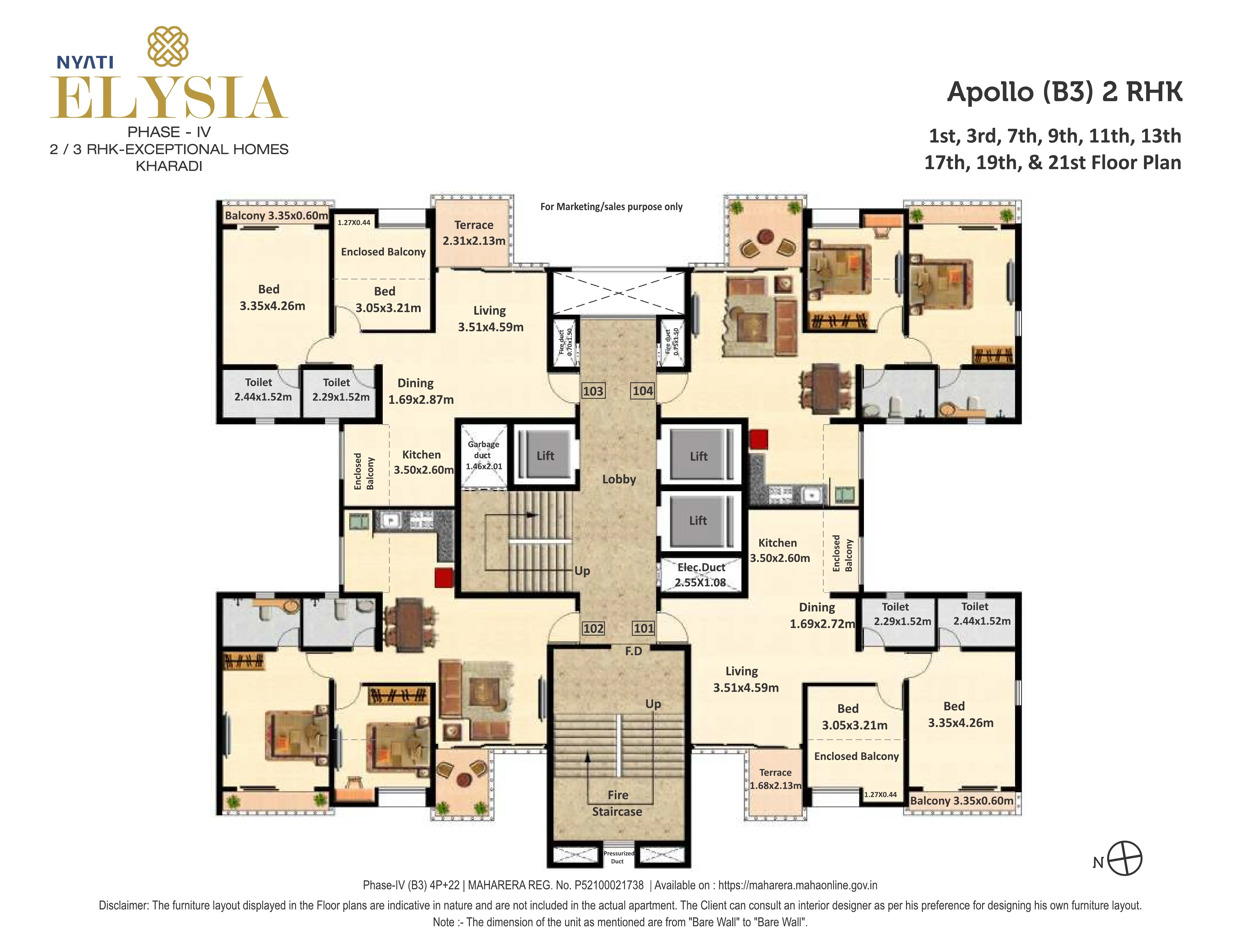 Nyati Elysia Floor plan 5