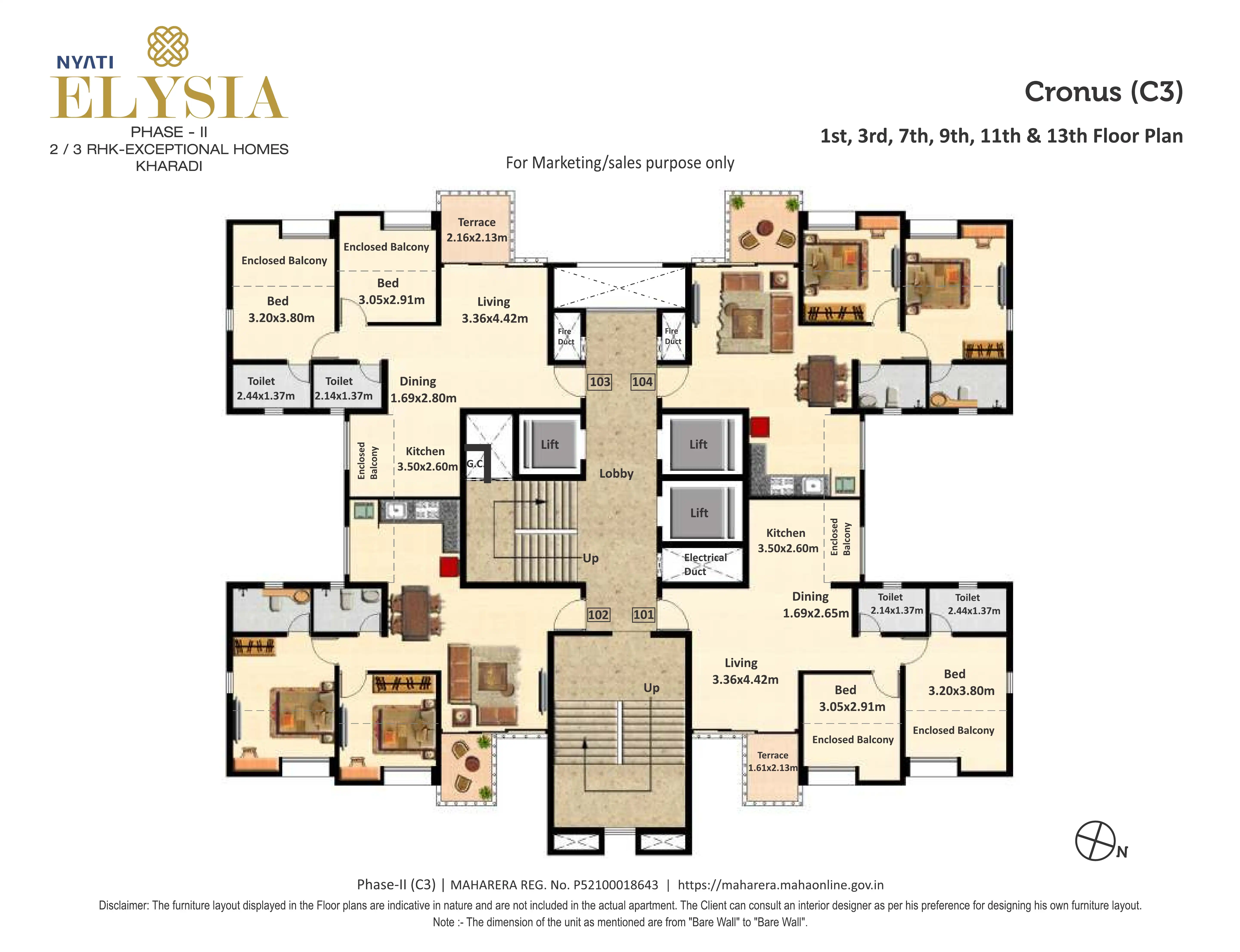 Nyati Elysia Floor plan 6