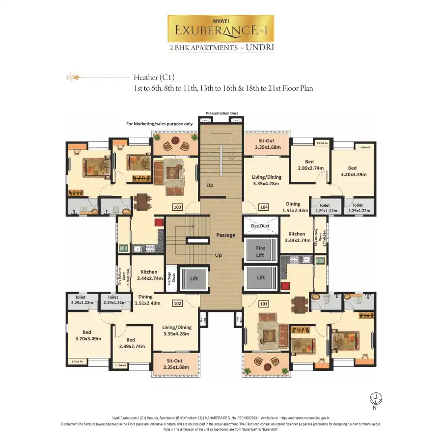 Nyati Exuberance Floor plan 2
