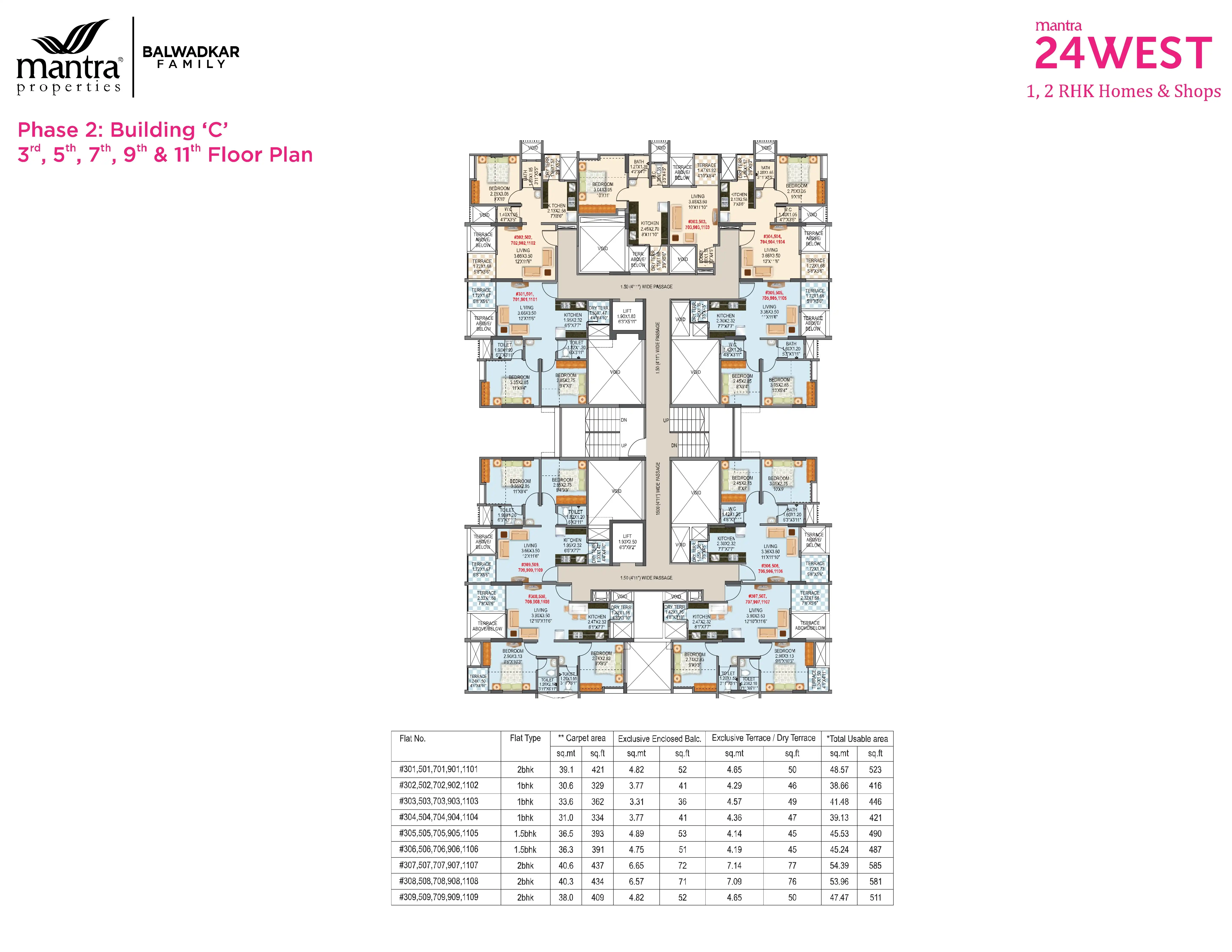 Mantra 24 West Floor plan 3