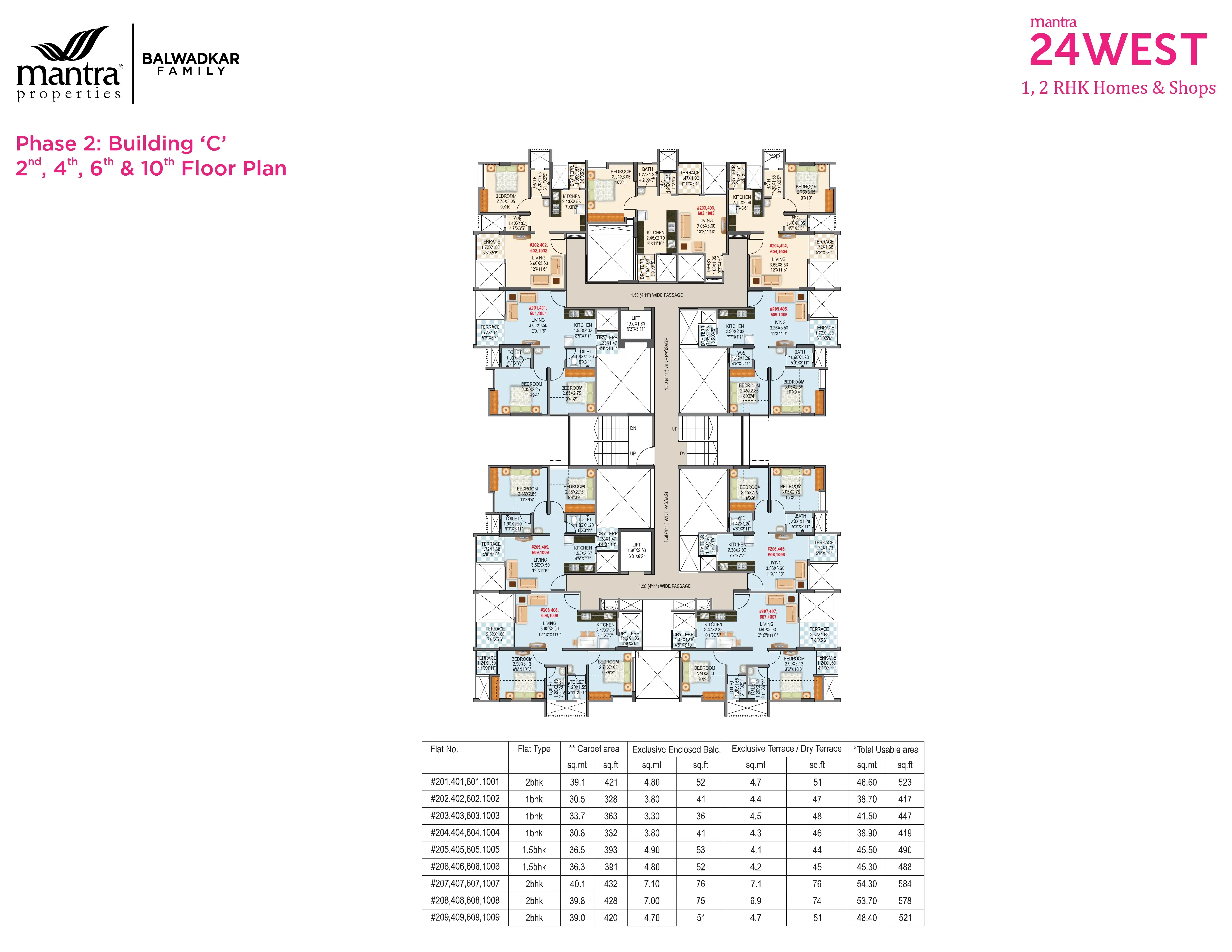 Mantra 24 West Floor plan 4