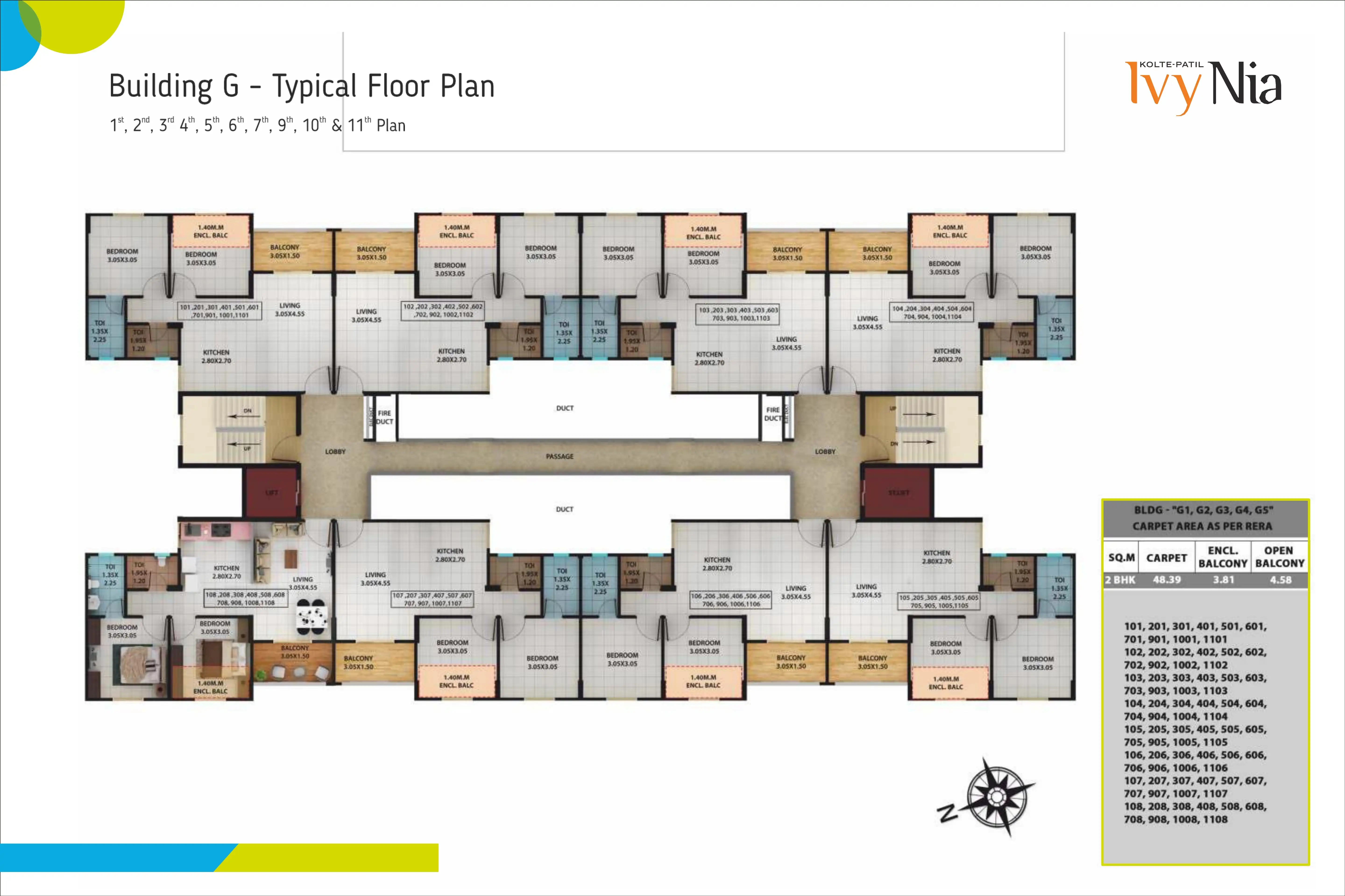 Kolte Patil Ivy Nia Floor plan 2