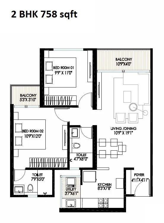 Gagan Royal Palms Floor Plan