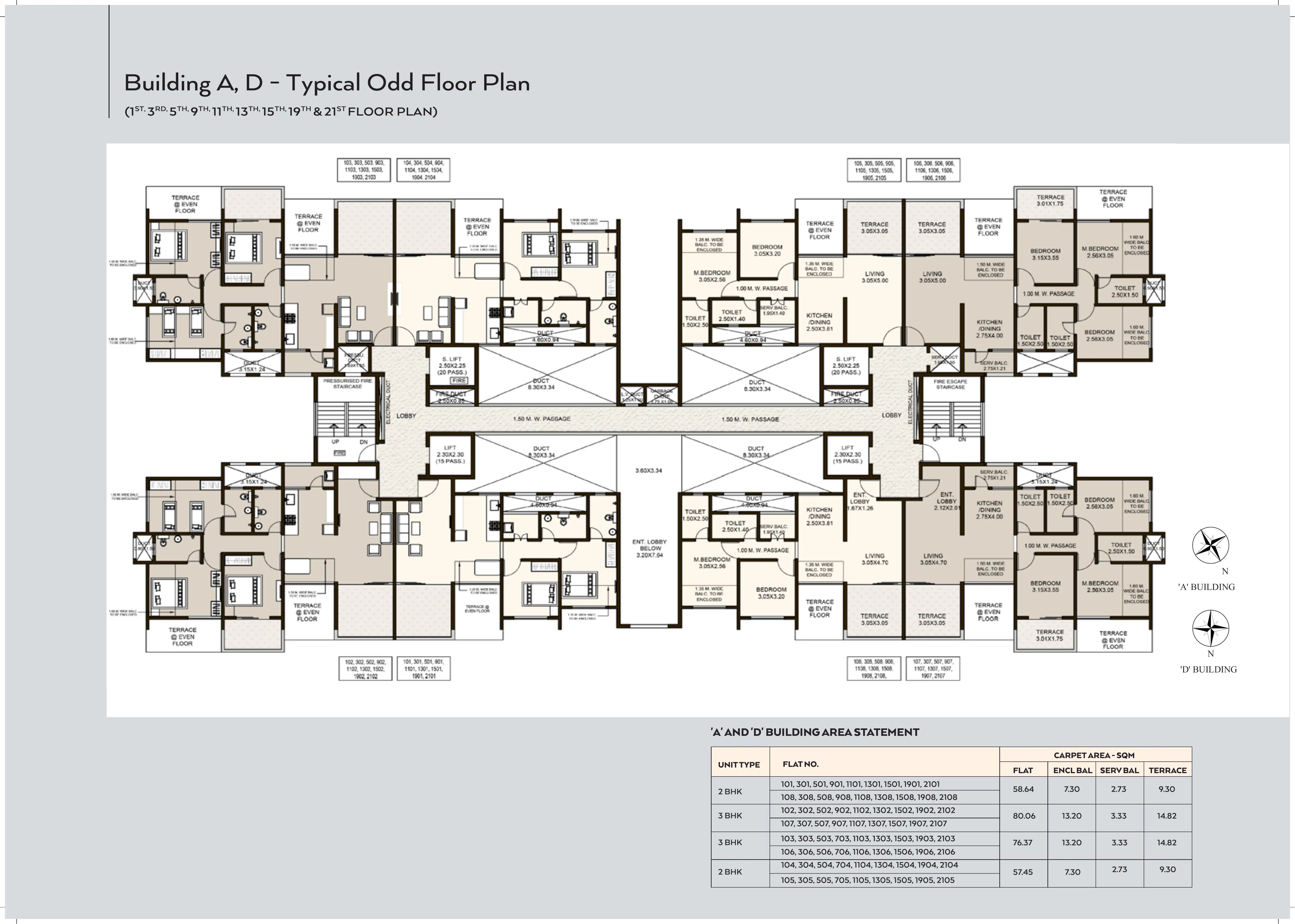 Kolte Patil First Avenue Floor plan 2