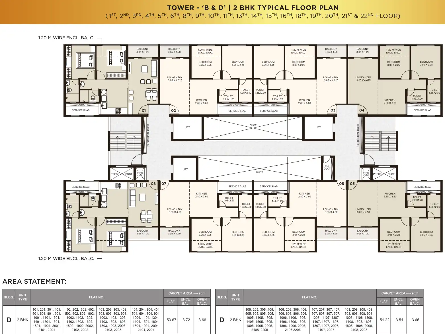 Kolte Patil Oro Avenue Floor plan 1