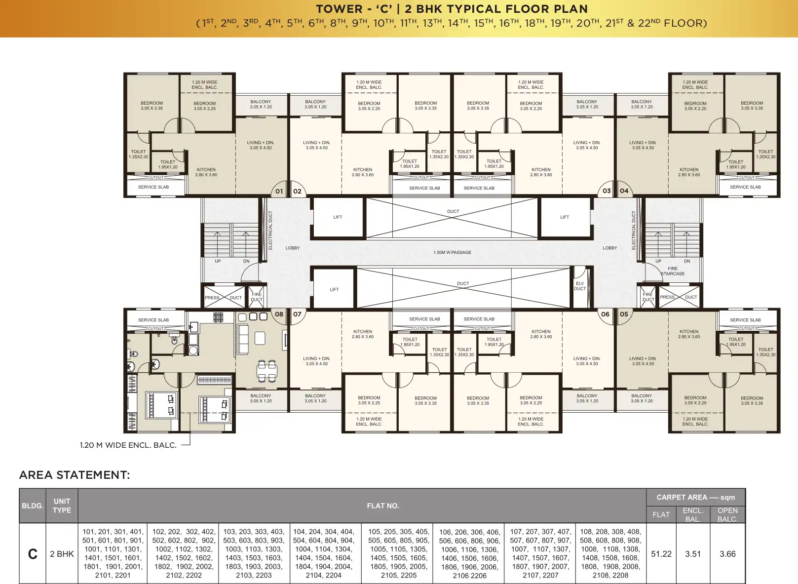 Kolte Patil Oro Avenue Floor plan 2