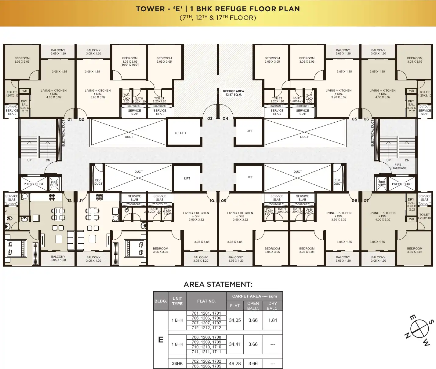 Kolte Patil Oro Avenue Floor plan 3