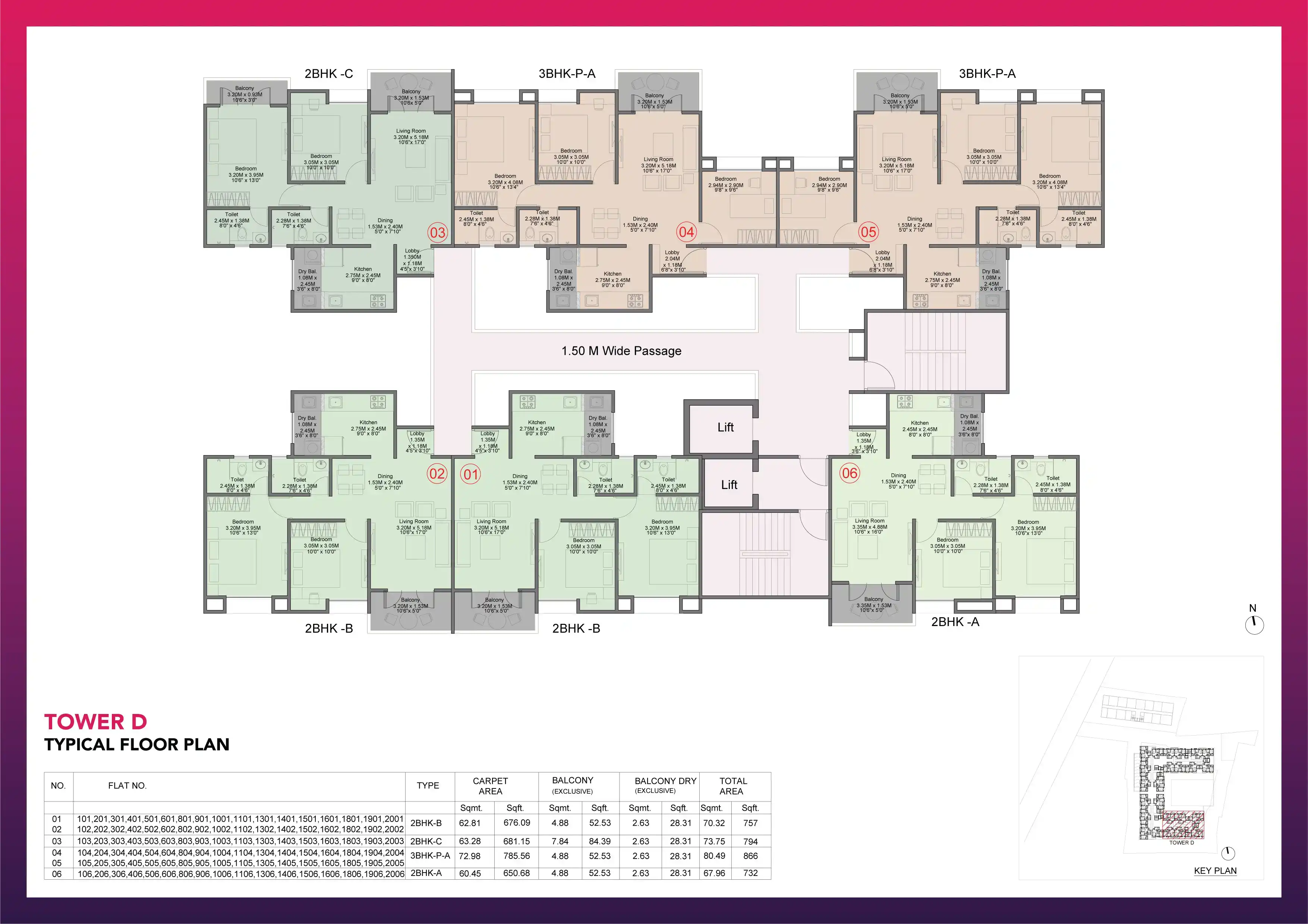 Kohinoor Sapphire 3 Floor plan 9