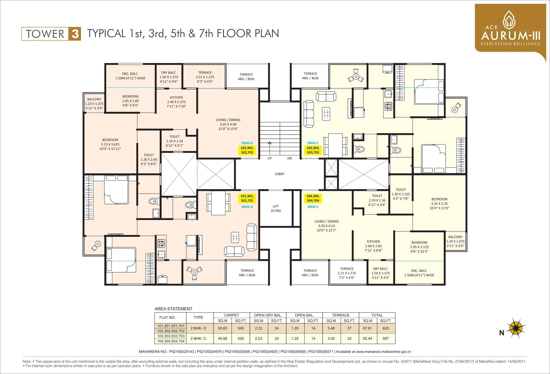Jhamtani Ace Aurum III Floor plan 5