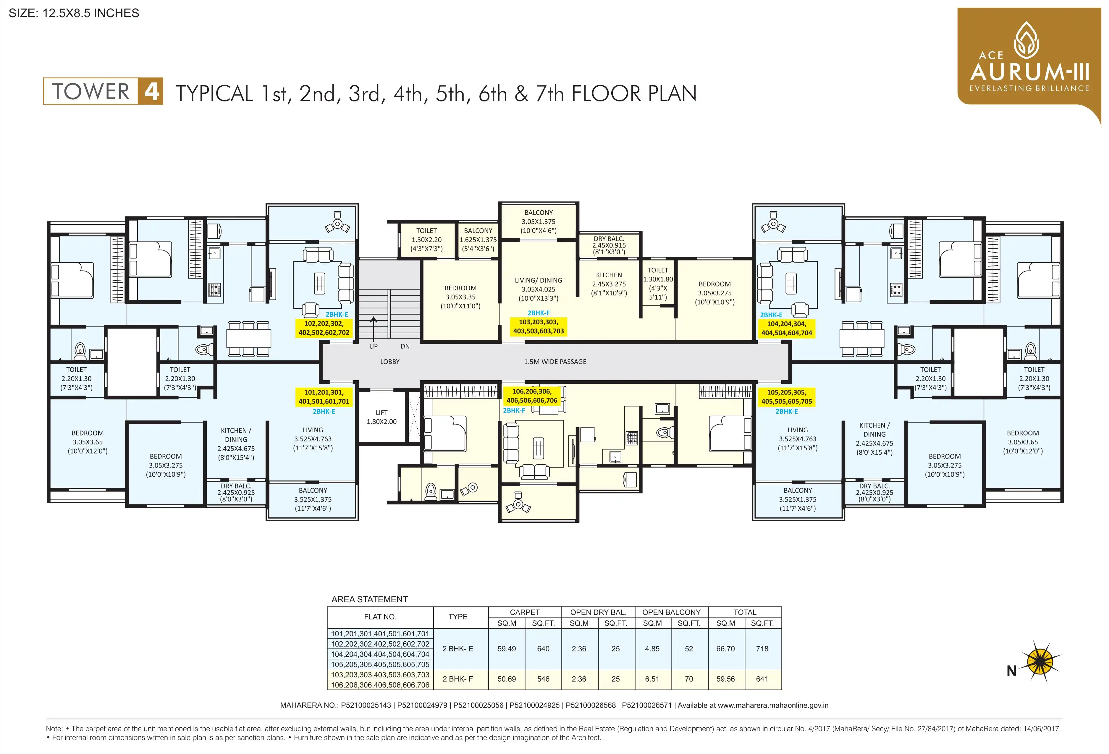 Jhamtani Ace Aurum III Floor plan 6