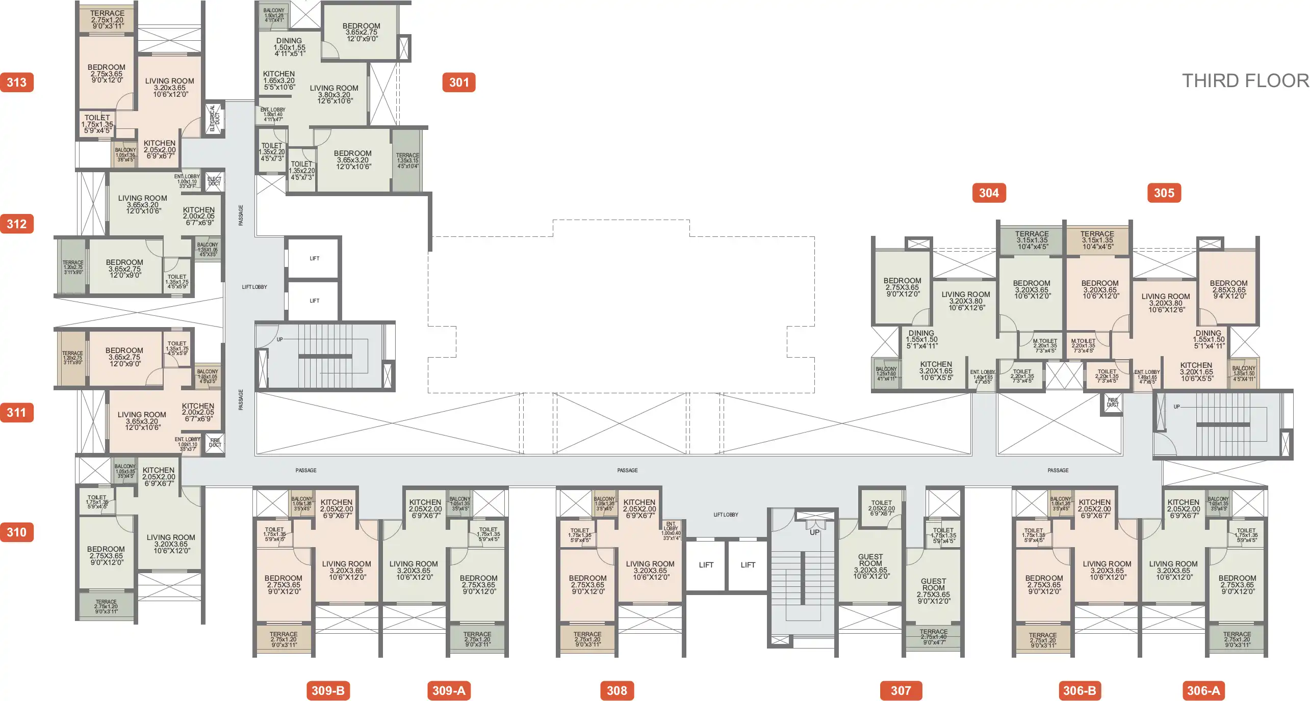 Rohan Ipsita Floor plan 1