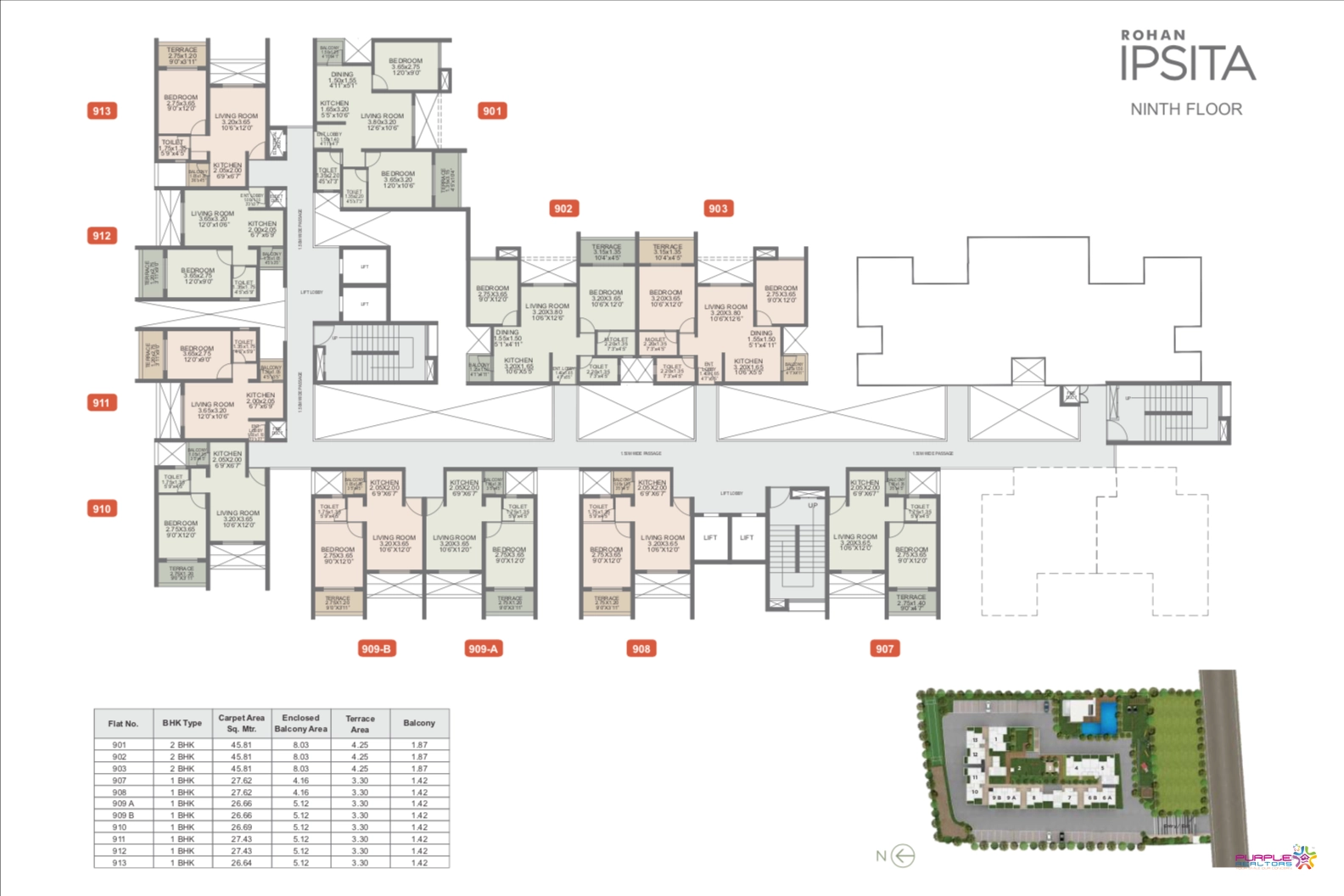 Rohan Ipsita Floor plan 2