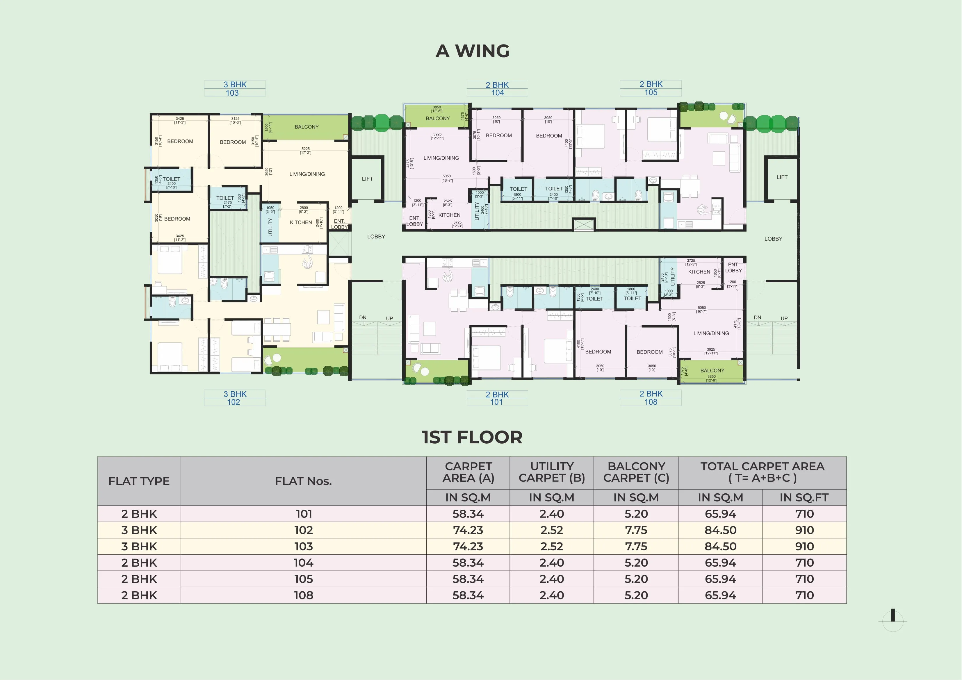 Goyal My Home Wakad Floor plan 1