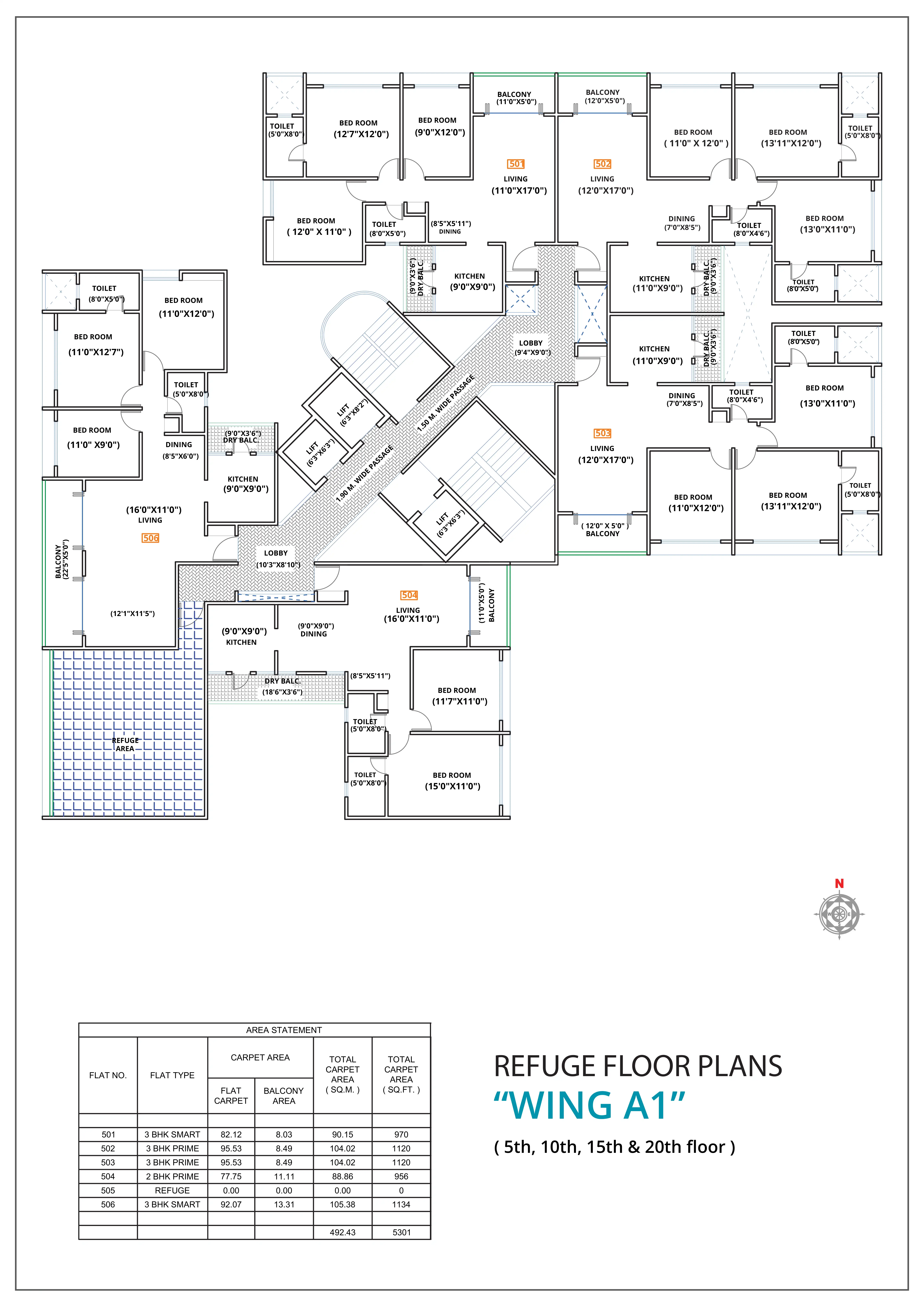 Kohinoor Zen Elite Floor plan 2