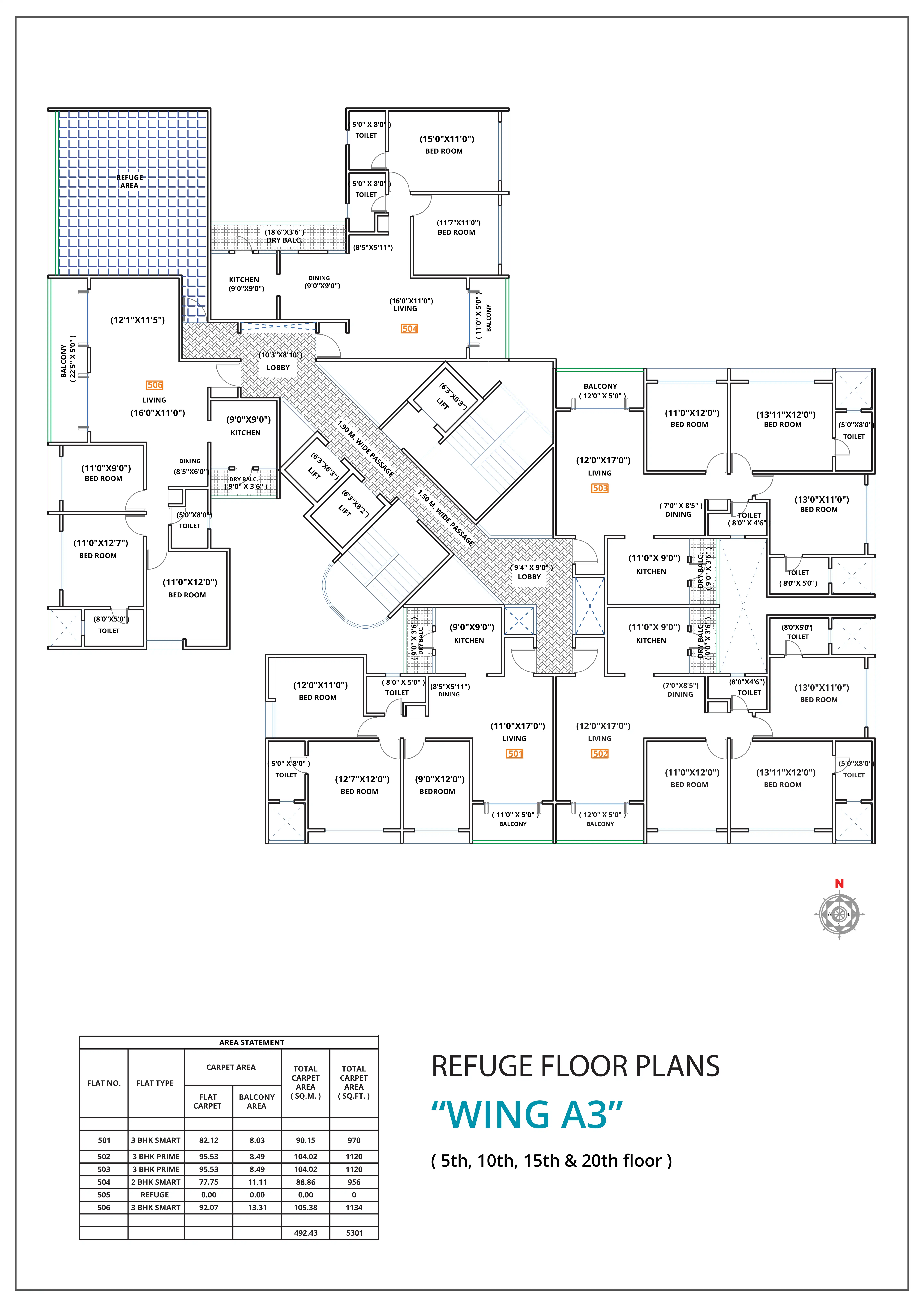 Kohinoor Zen Elite Floor plan 5