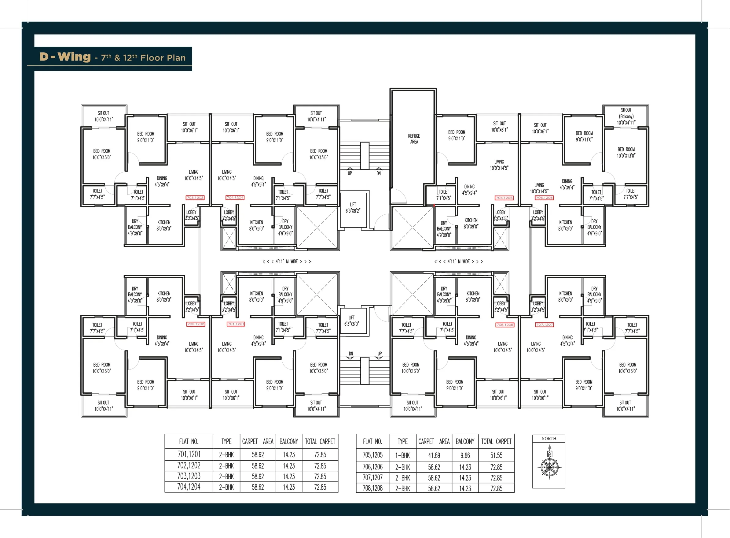 Sukhwani Hermosa Casa Floor plan 2