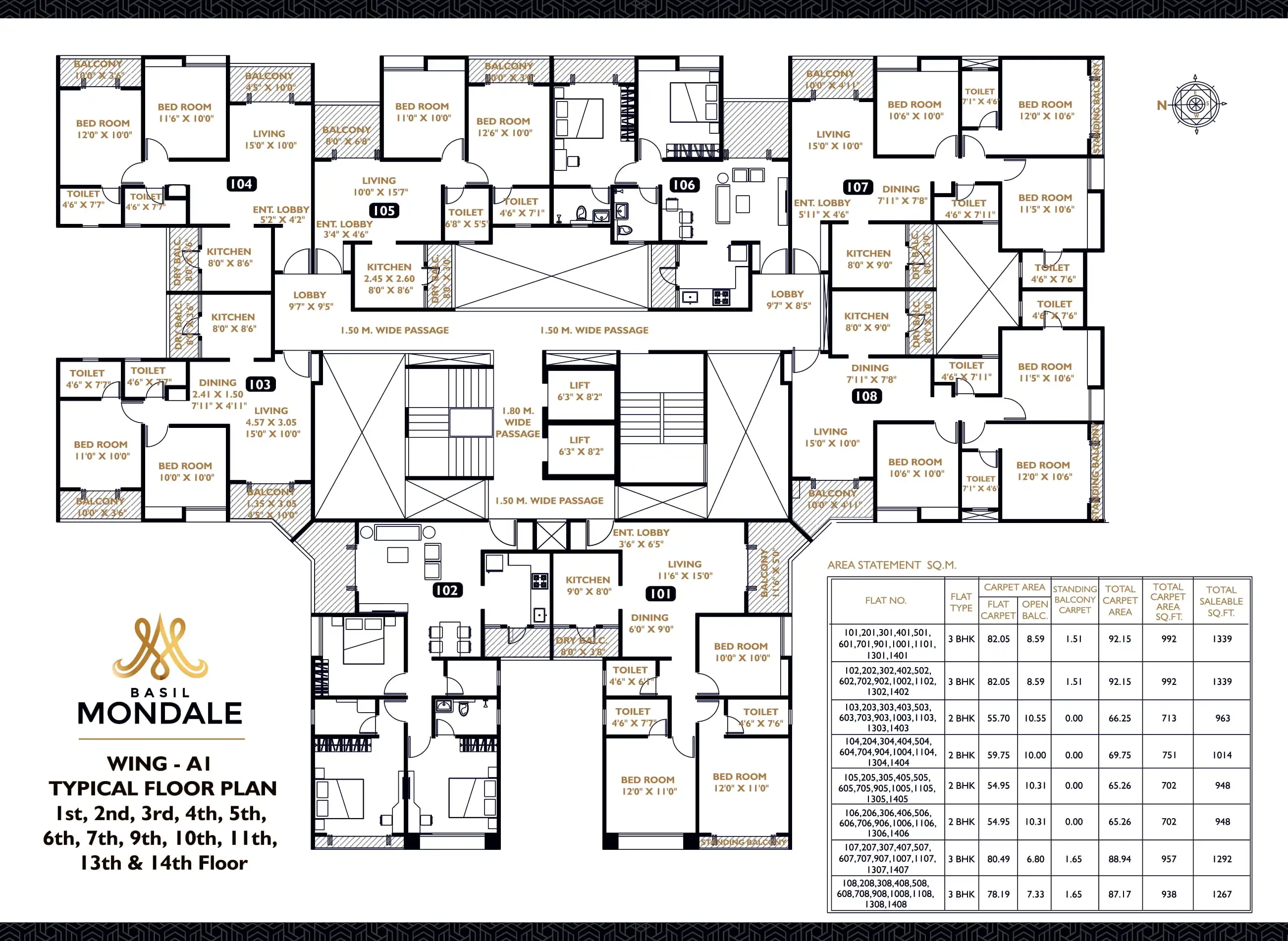 Basil Mondale Floor plan 2