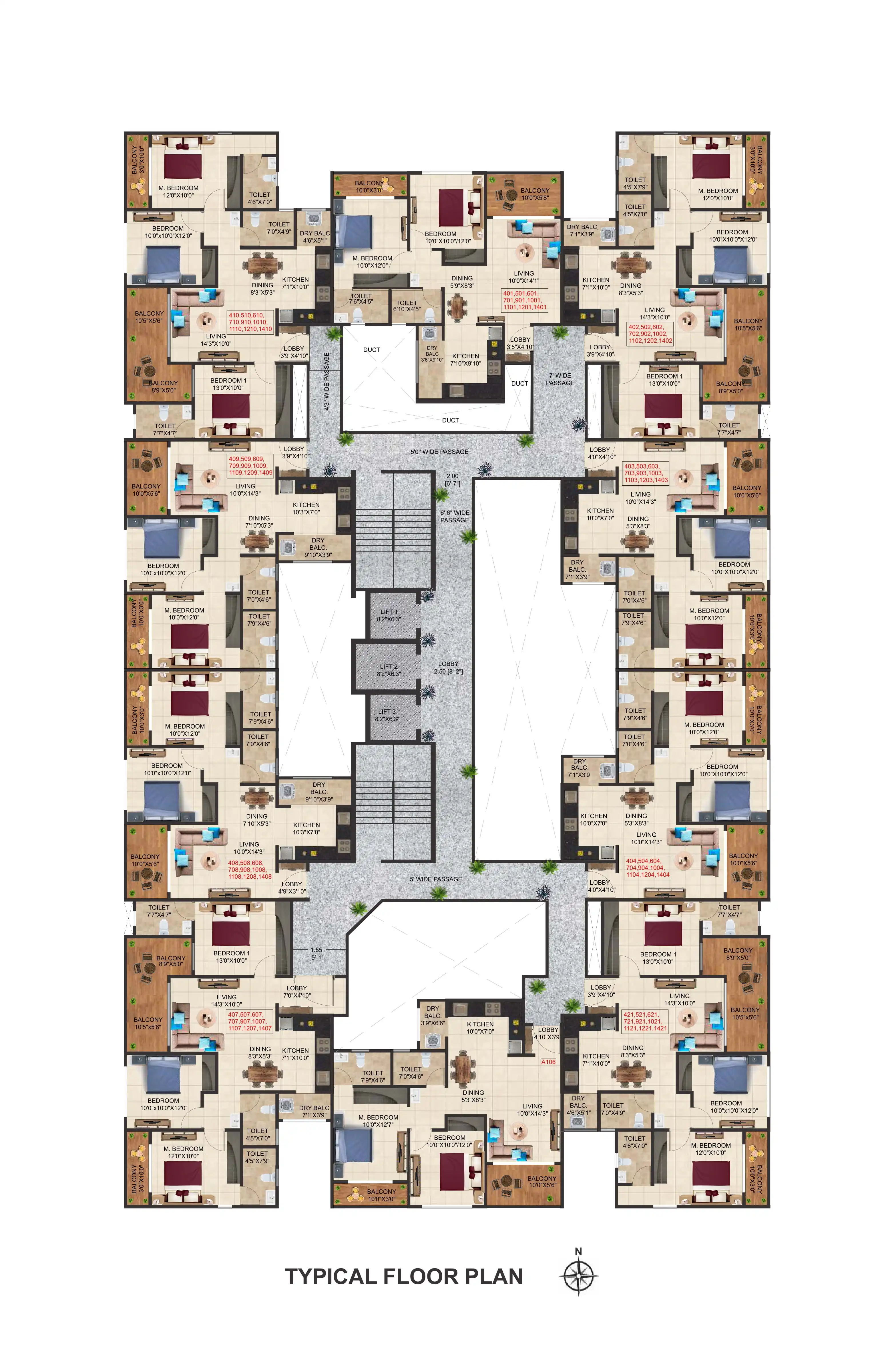 Prime Serenity Floor Plan