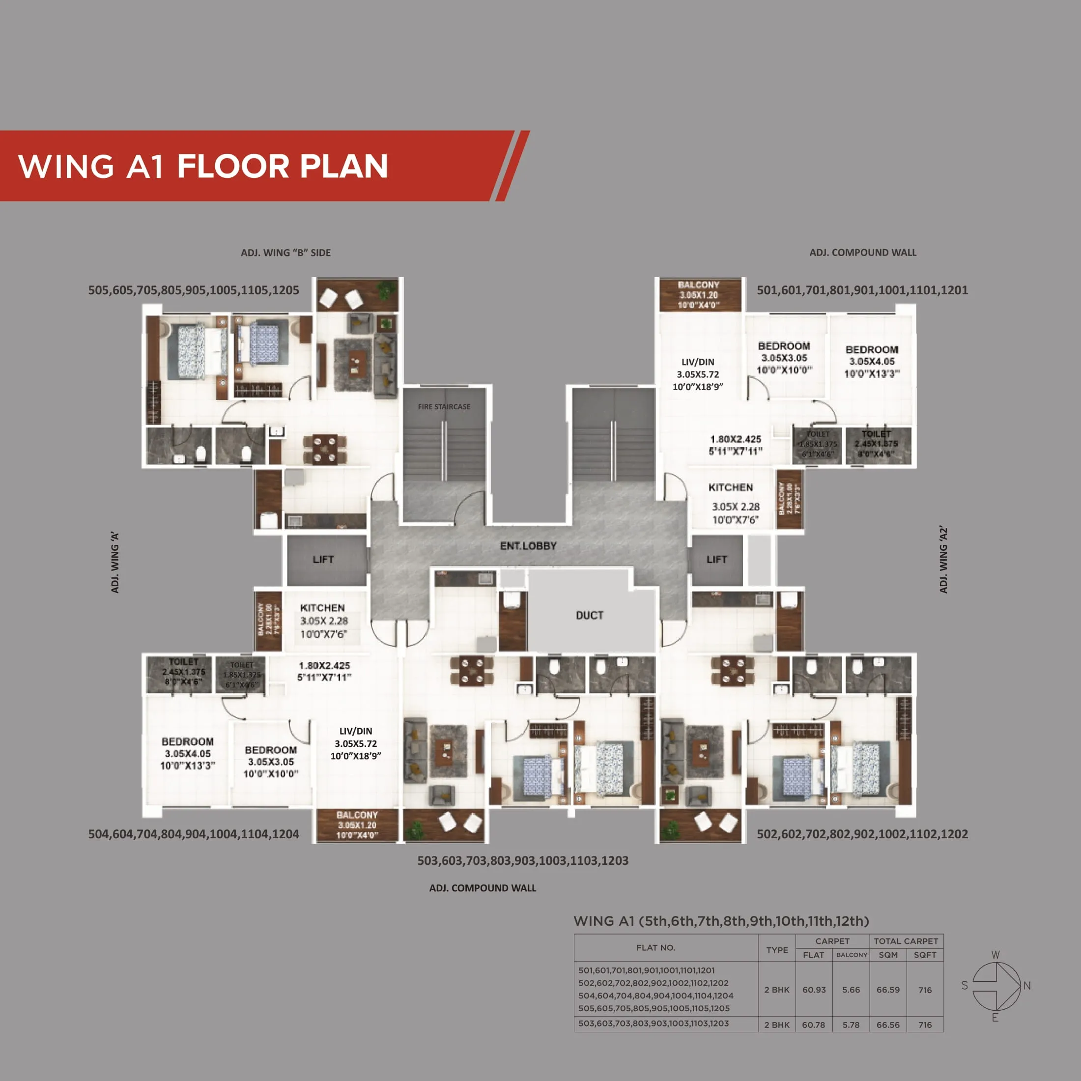 Kumar Palaash Floor plan 1