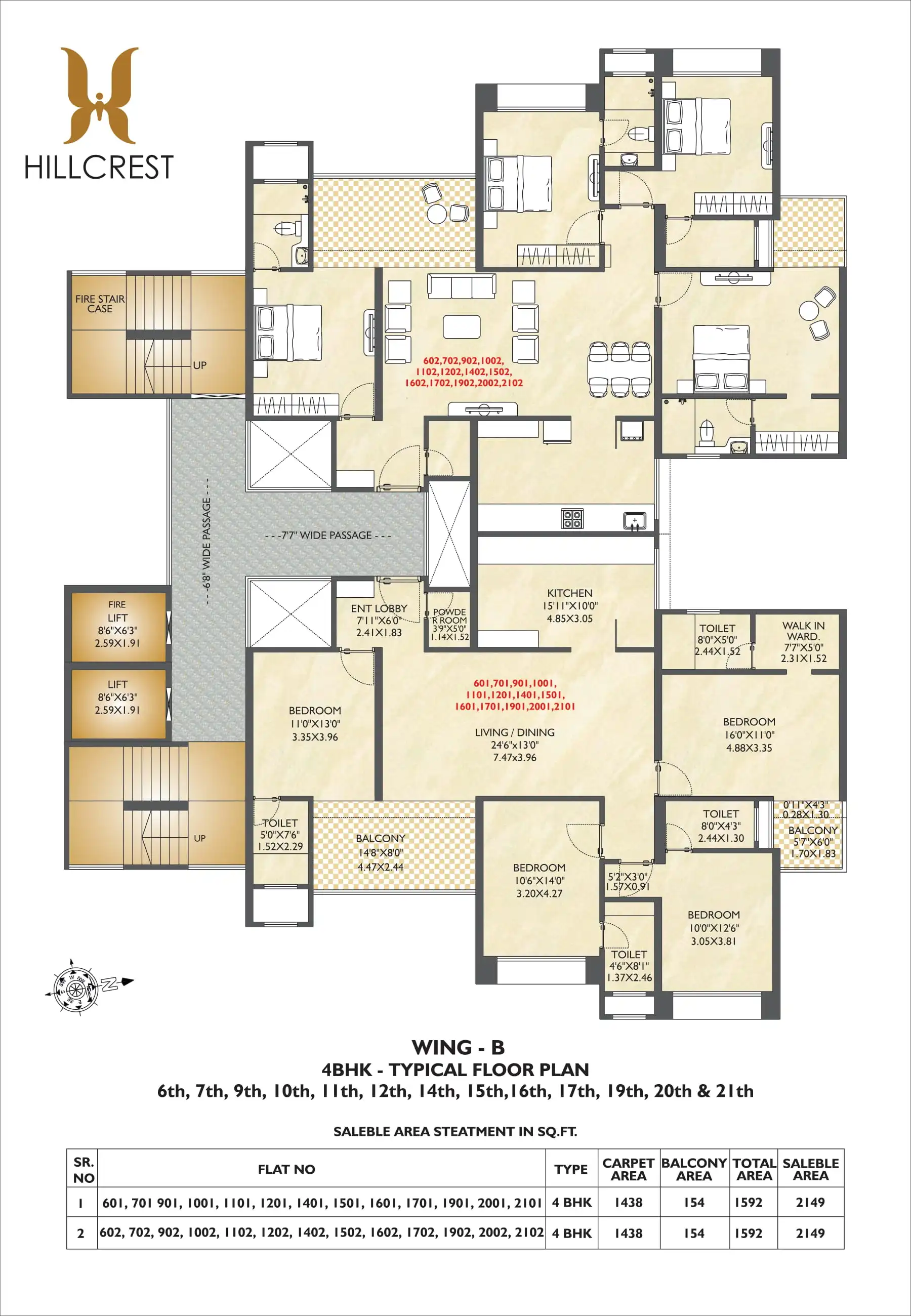 PK Hillcrest Floor plan 2