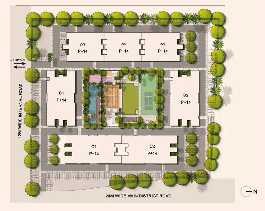 Kohinoor Abhimaan Township Master Plan