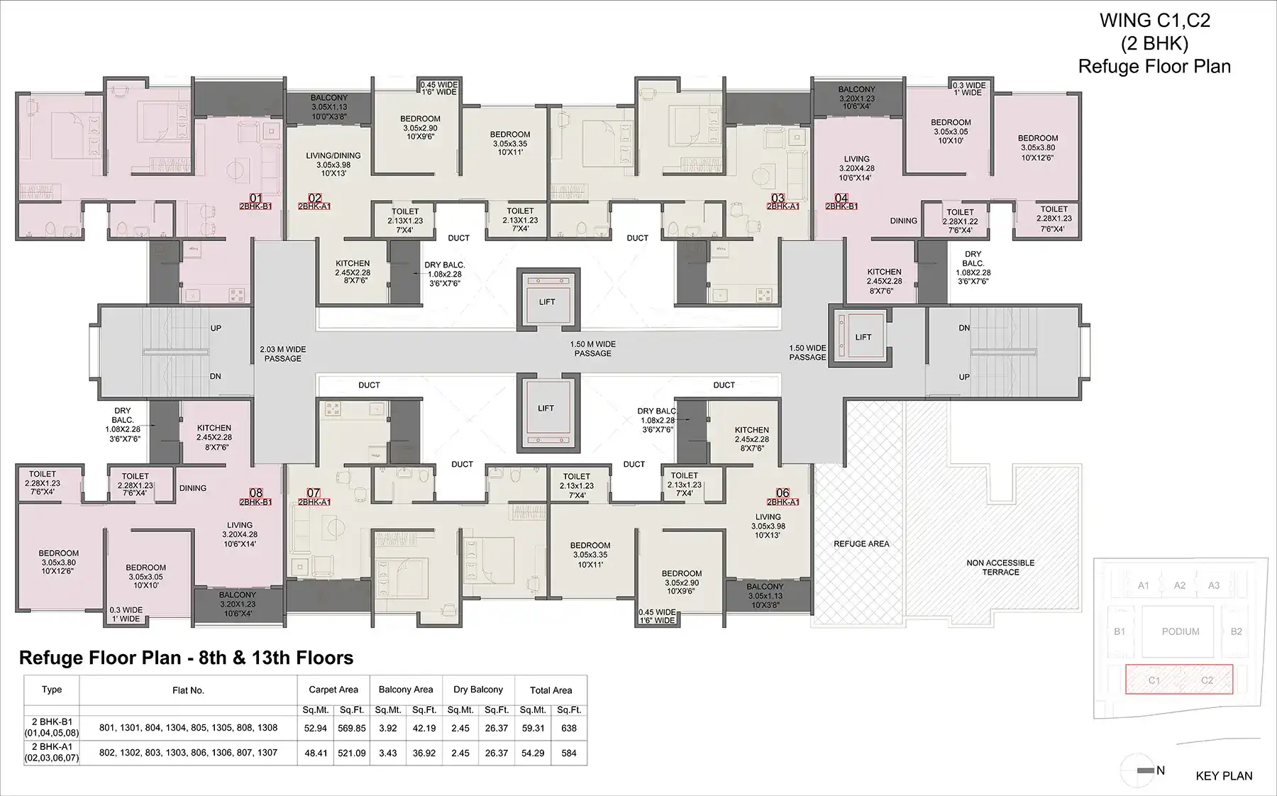 Kohinoor Abhimaan Township Floor plan 4
