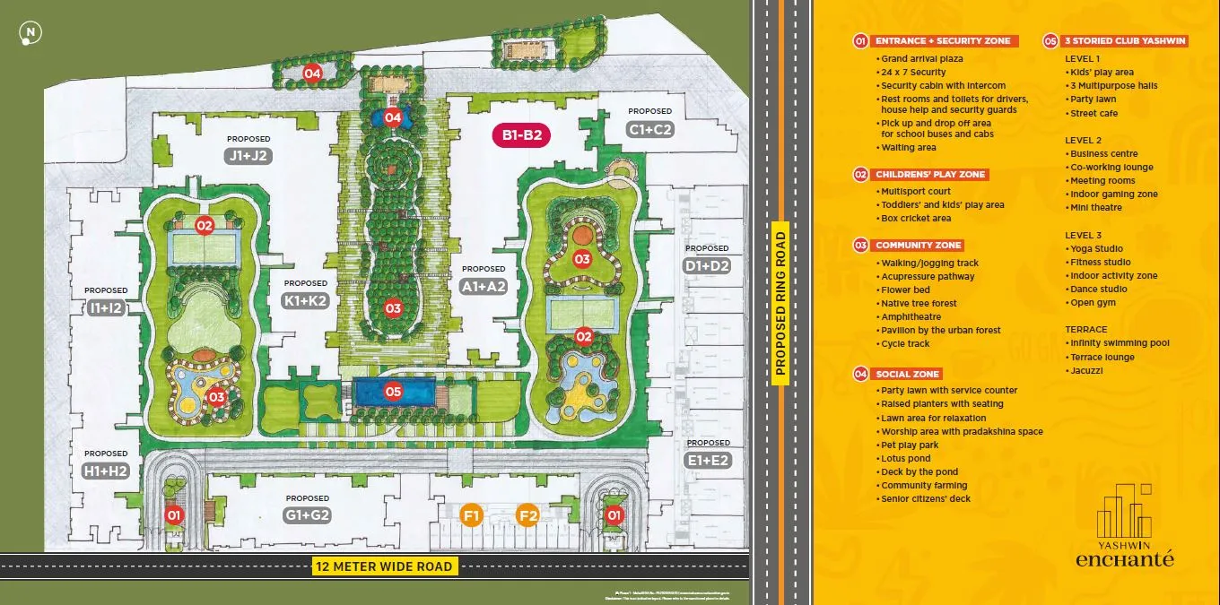 VJ Yashwin Enchante Floor plan 1